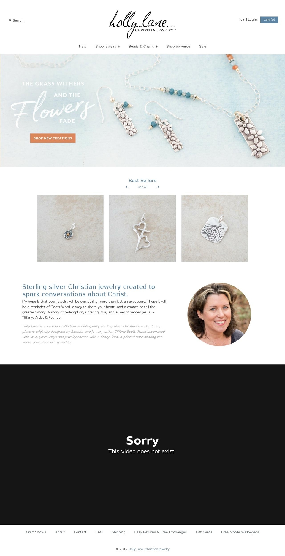 hollylane.com shopify website screenshot