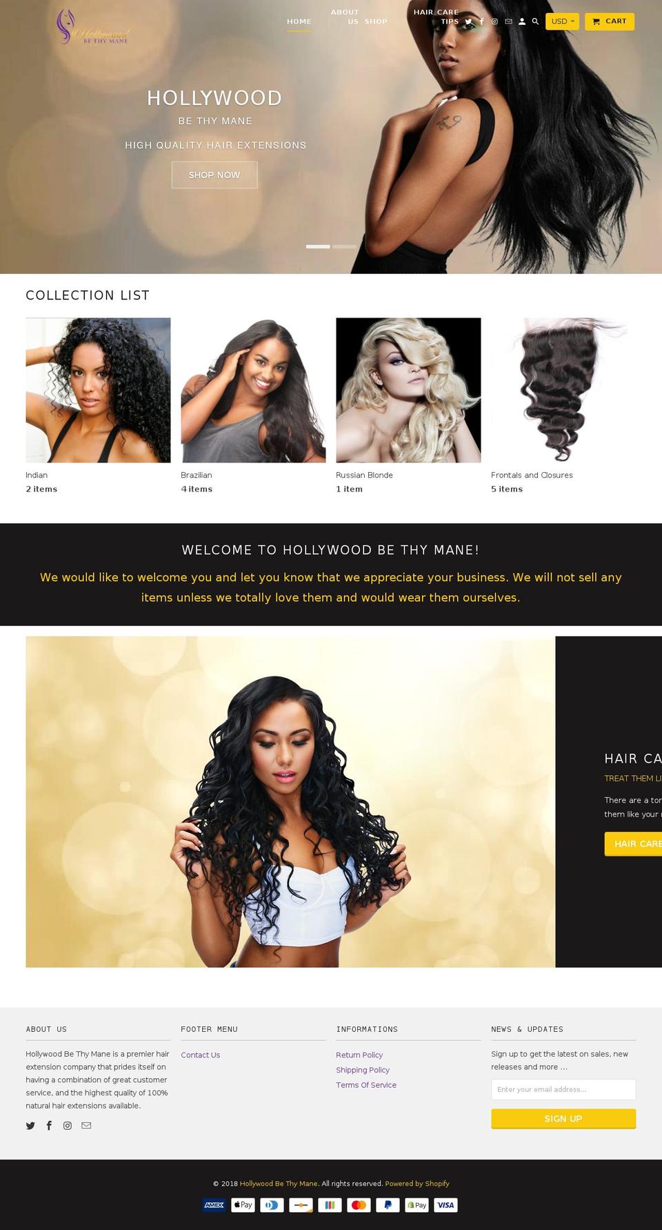 theme-export-retina Shopify theme site example hollywoodbethymane.net