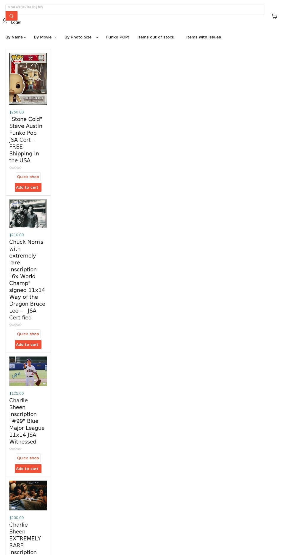 hollywoodgraphs.com shopify website screenshot