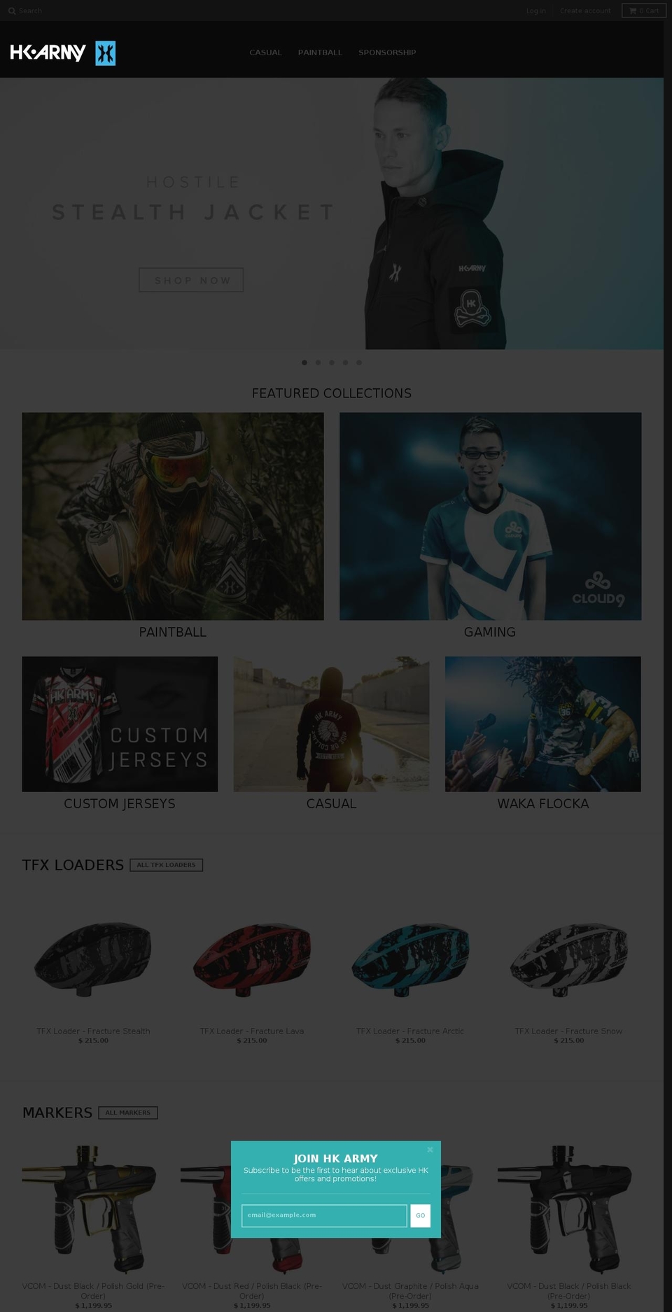 hollywoodhk.com shopify website screenshot