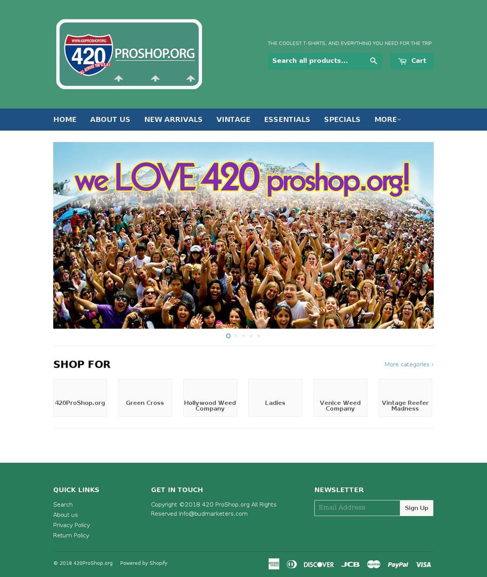 hollywoodweedcompany.com — Shopify storefront screenshot