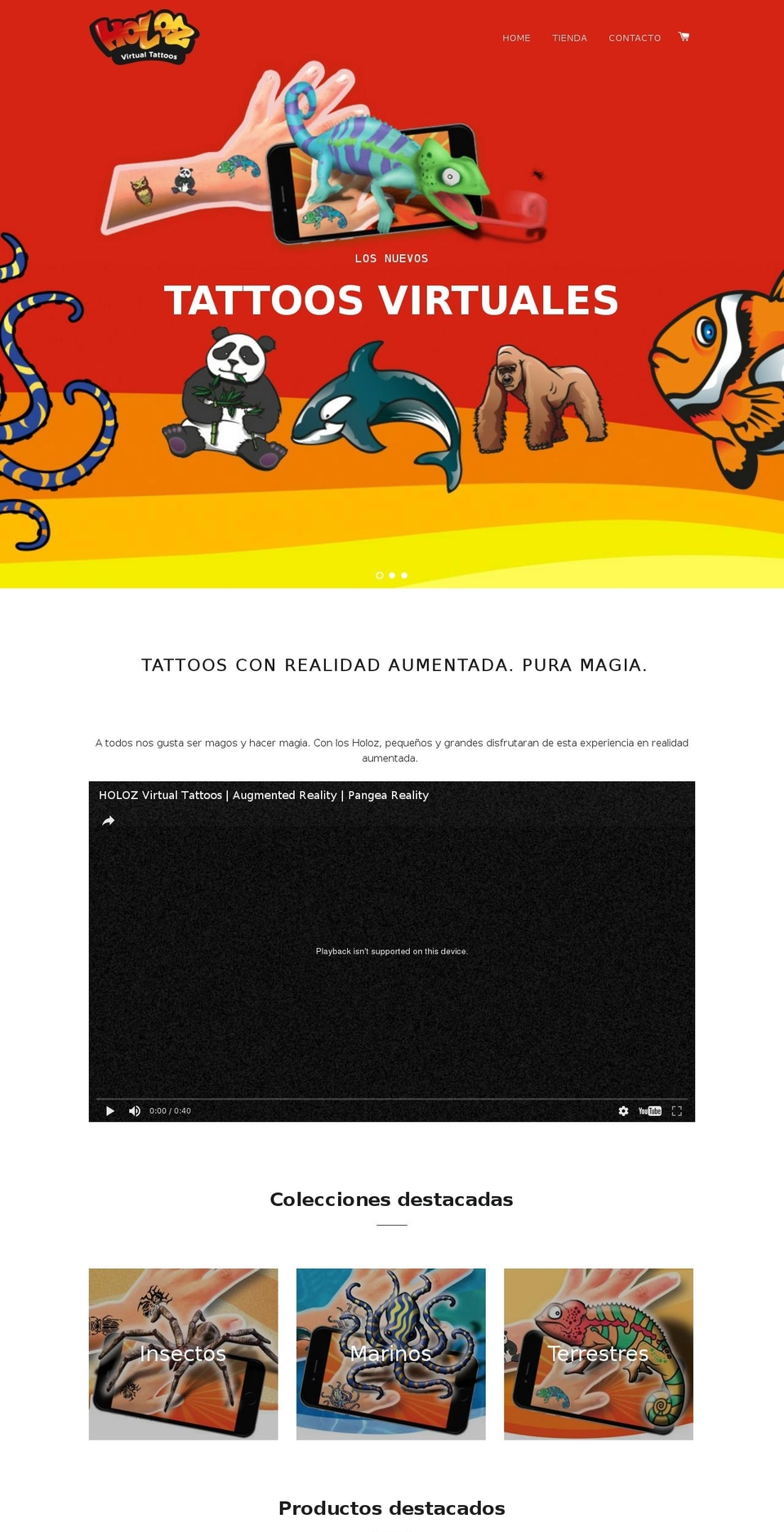 holozdigitaltoys.com shopify website screenshot