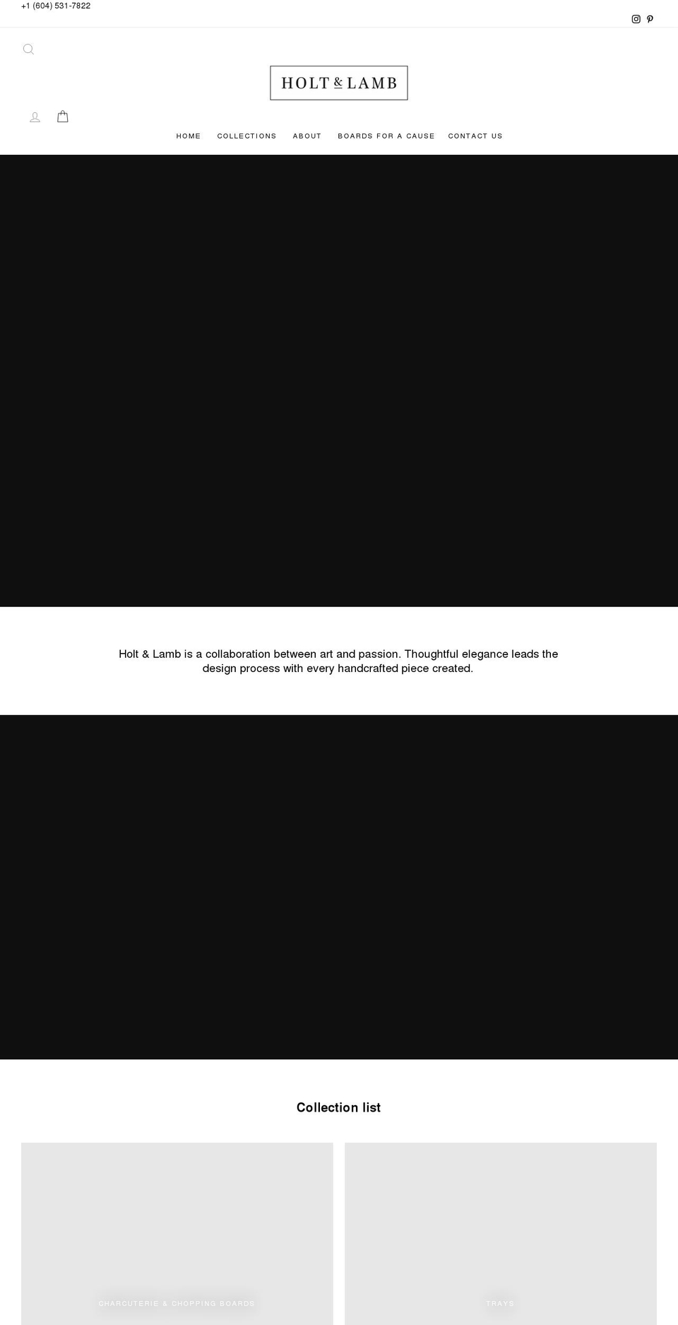 holtandlamb.com shopify website screenshot