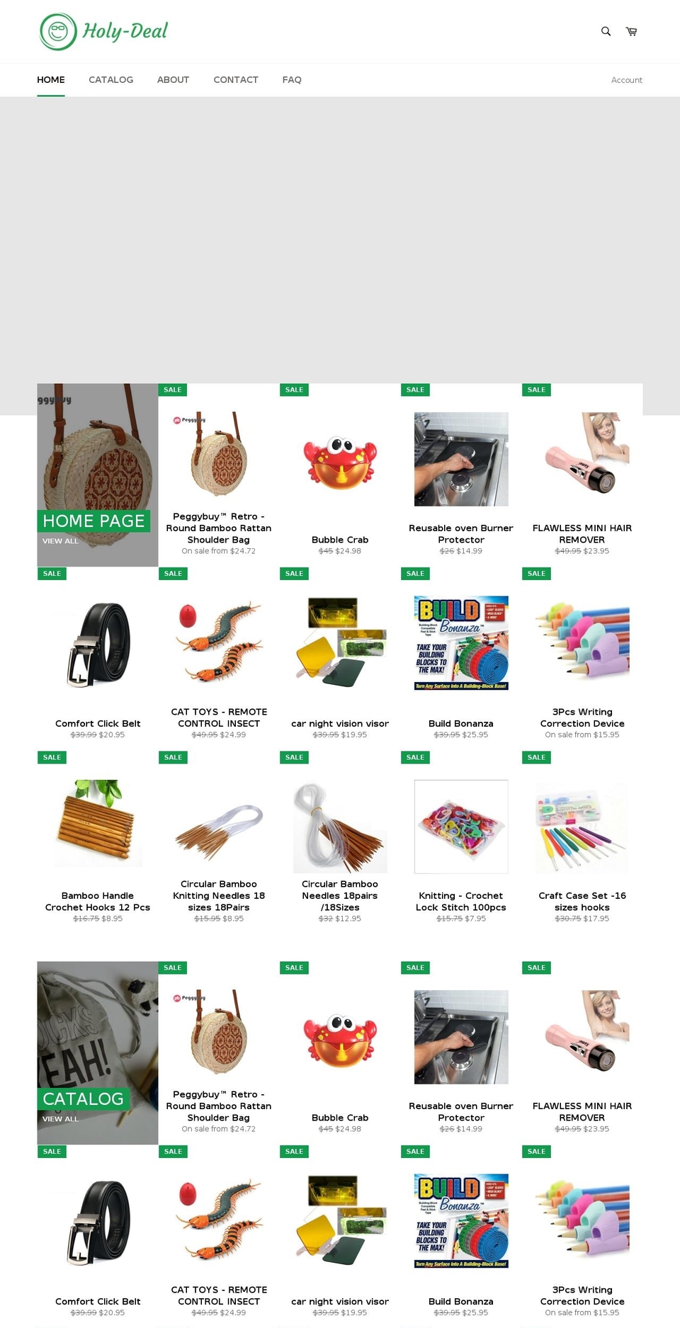 holy-deal.com — Shopify storefront screenshot