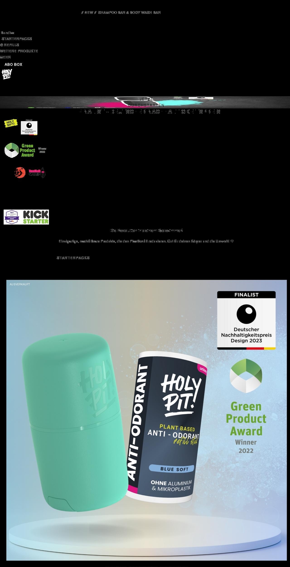 holy-pit.com shopify website screenshot