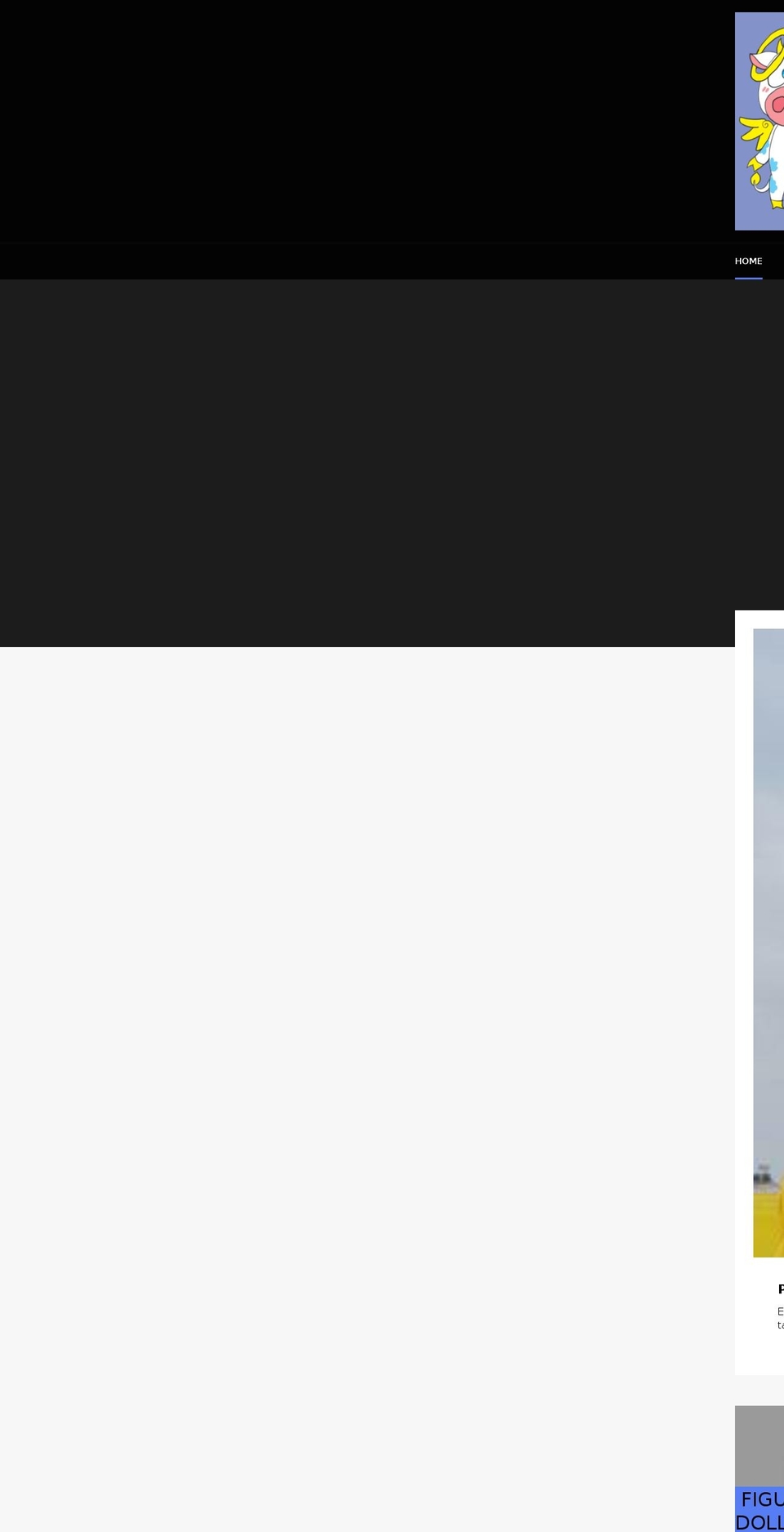 holycowanime.com shopify website screenshot