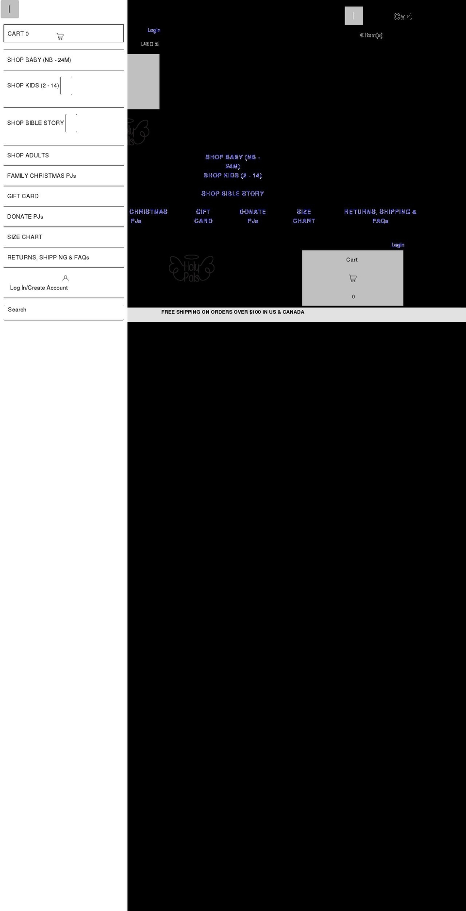 holypals.com shopify website screenshot