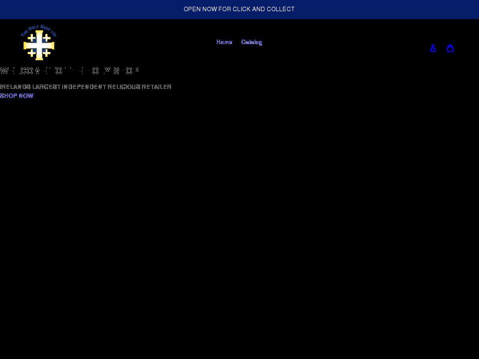 holyshop.co.uk shopify website screenshot