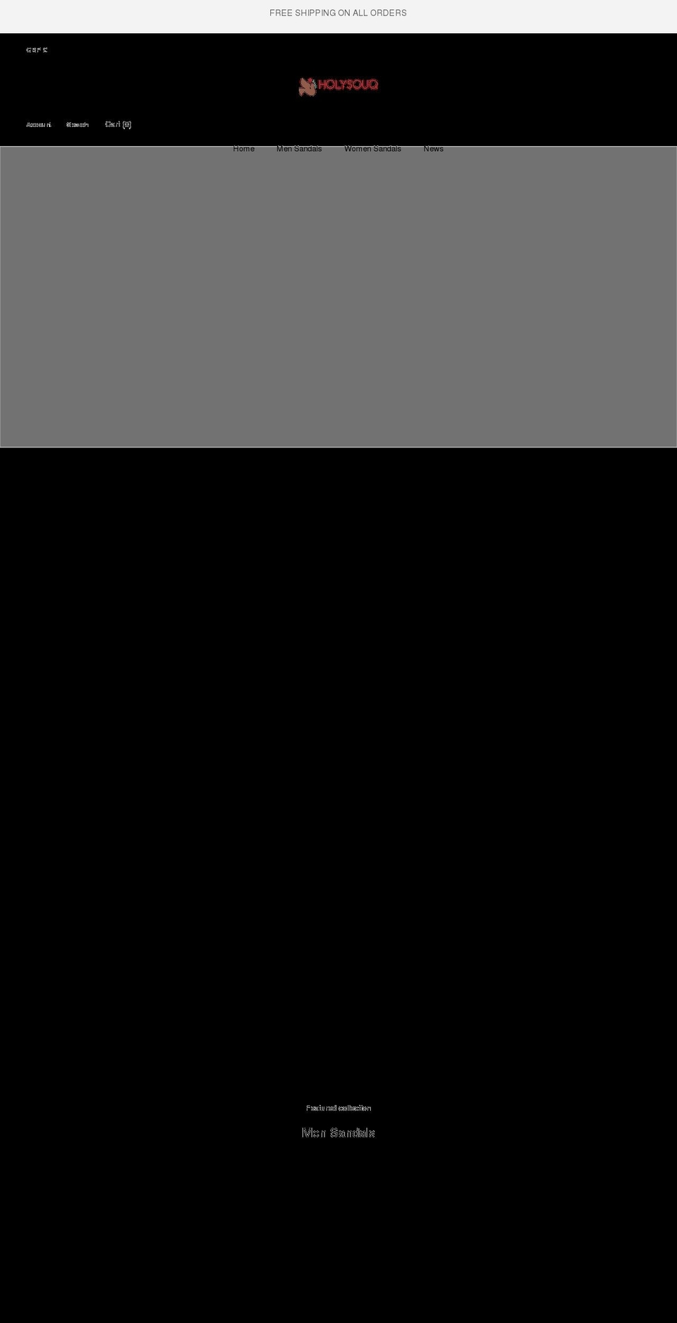 holysouq.com shopify website screenshot