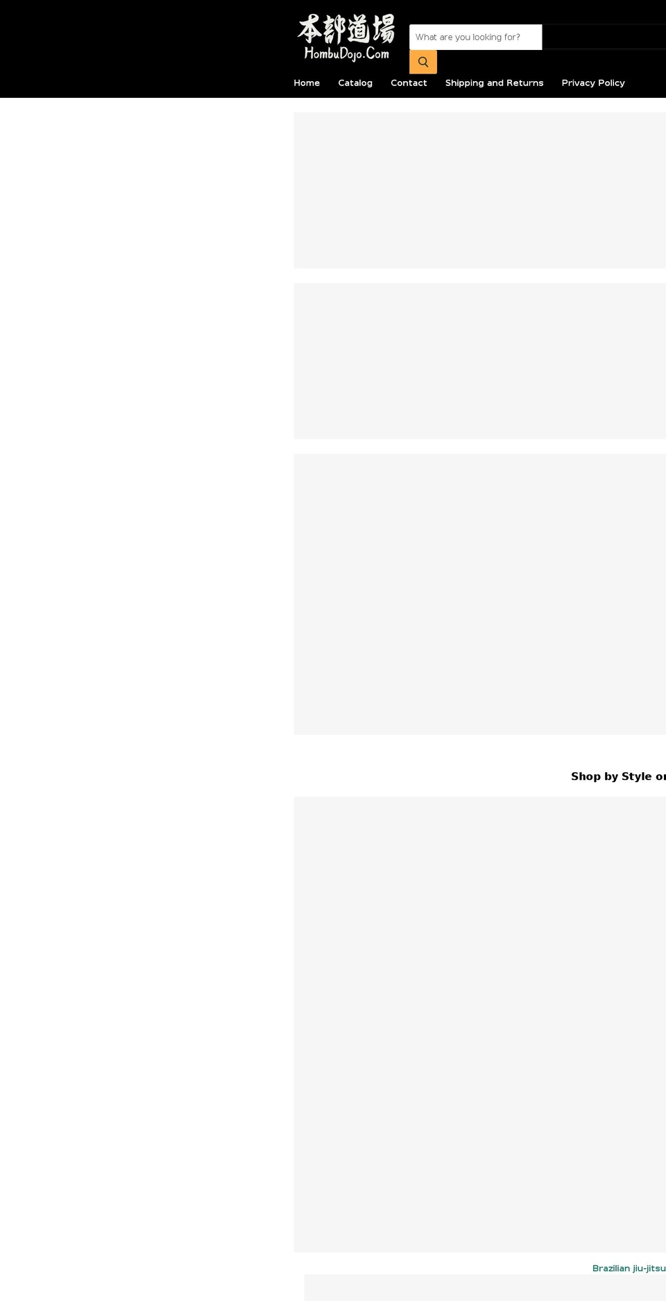 hombudojo.com — Shopify storefront screenshot