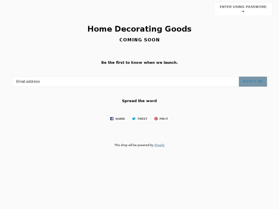 home-decorstore.com — Shopify storefront screenshot