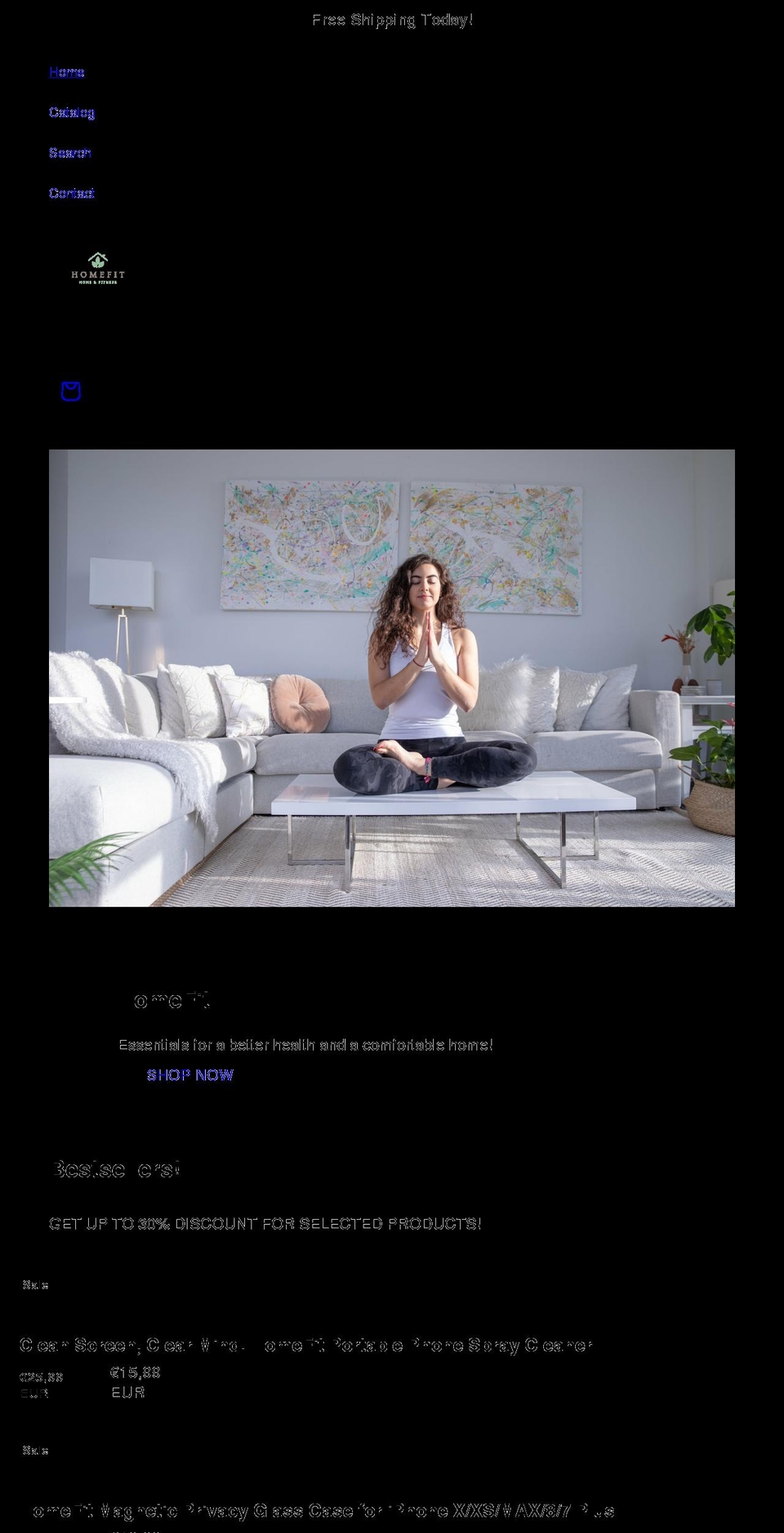 home-fit.net shopify website screenshot