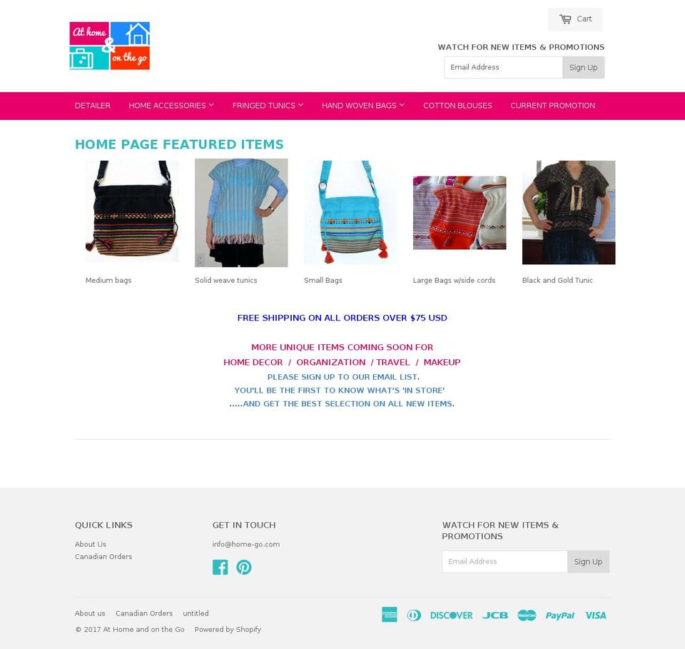 home-go.com shopify website screenshot