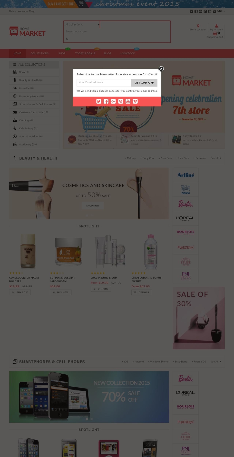 MMStore Shopify theme site example home-market-3.myshopify.com
