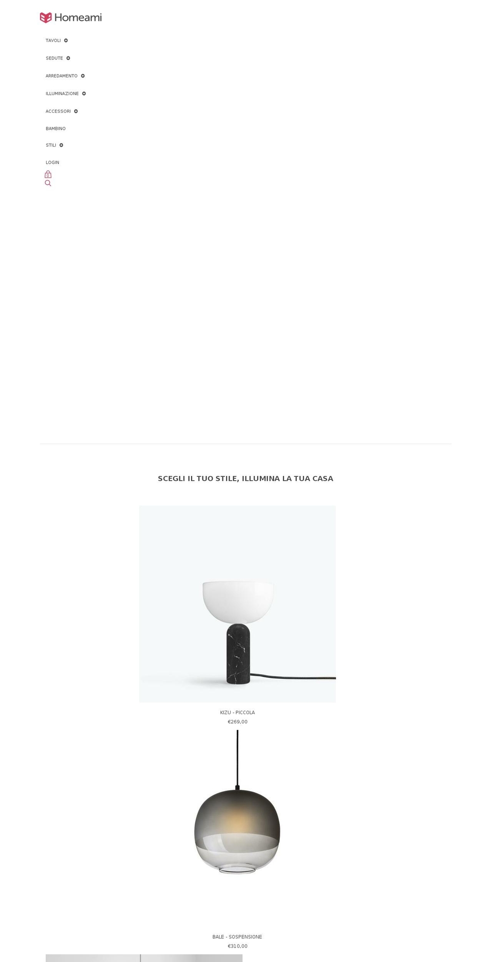 homeami.com — Shopify storefront screenshot