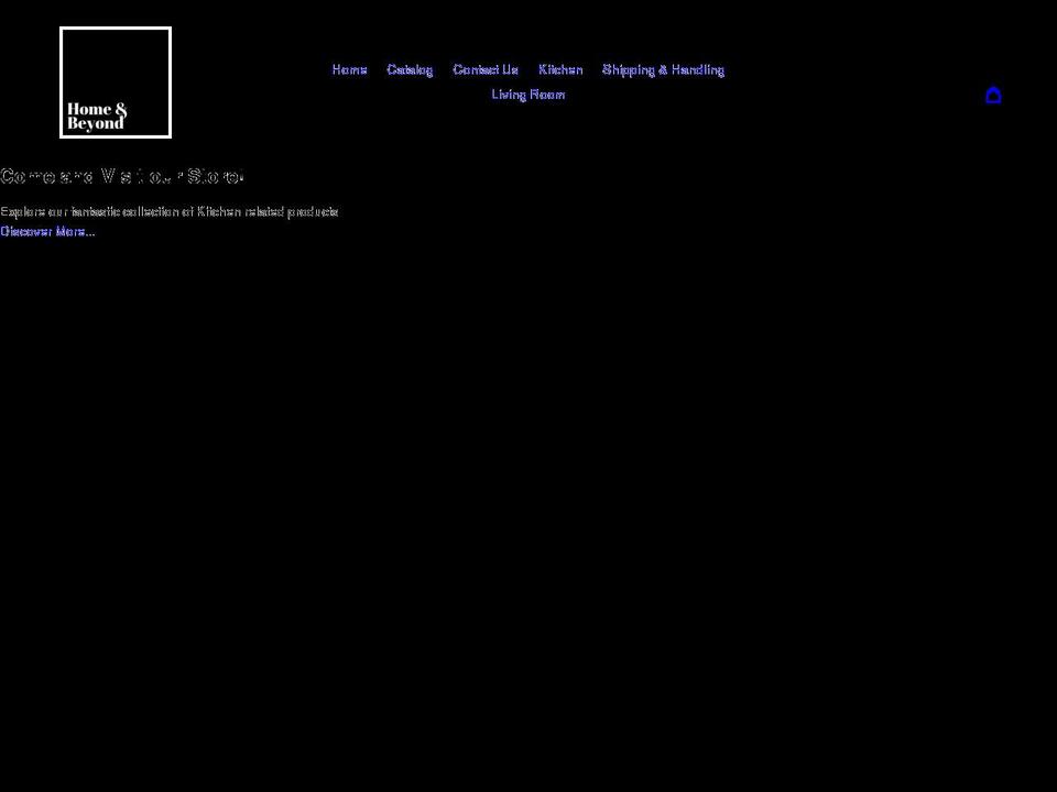 homeandbey8nd.com shopify website screenshot
