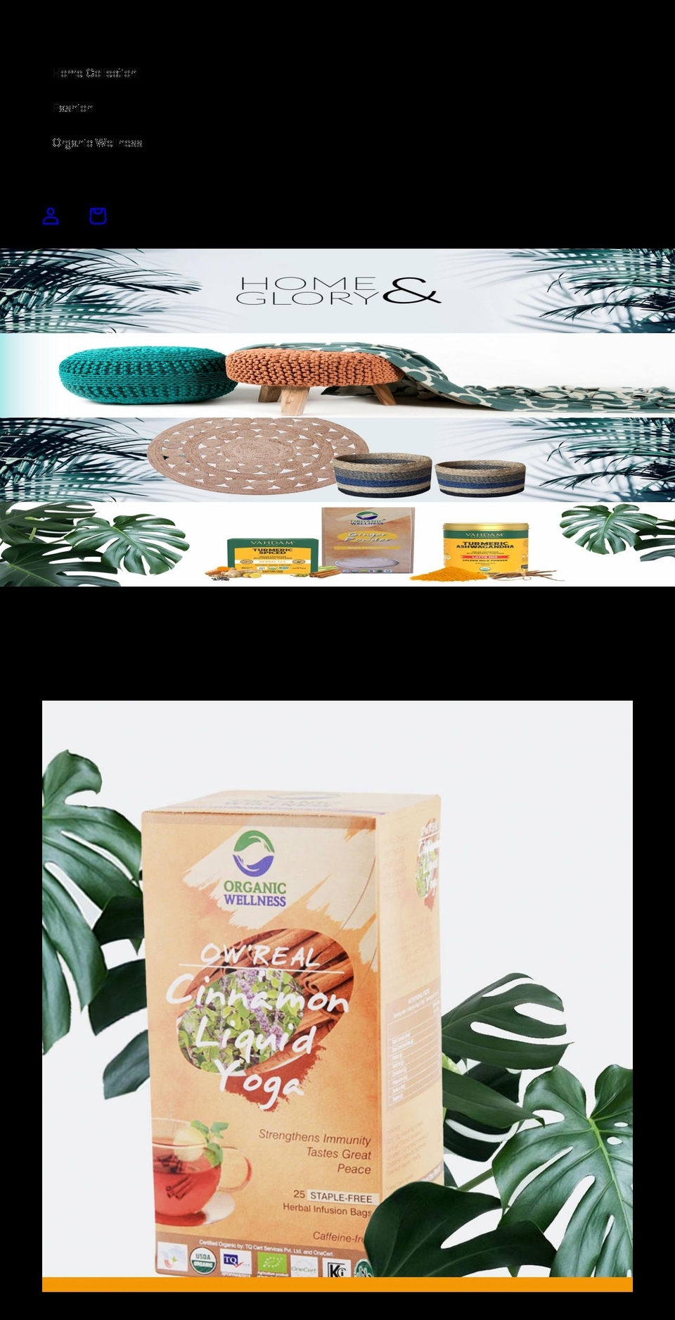homeandglory.com.au shopify website screenshot
