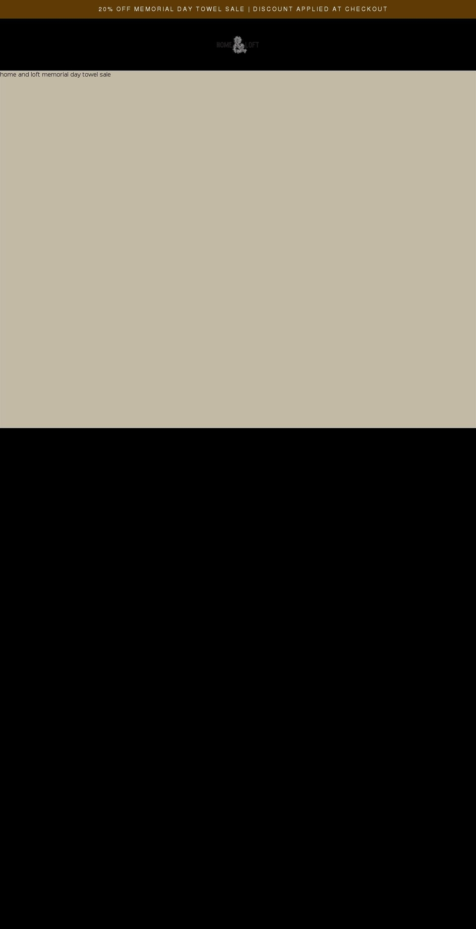 homeandloft.com shopify website screenshot