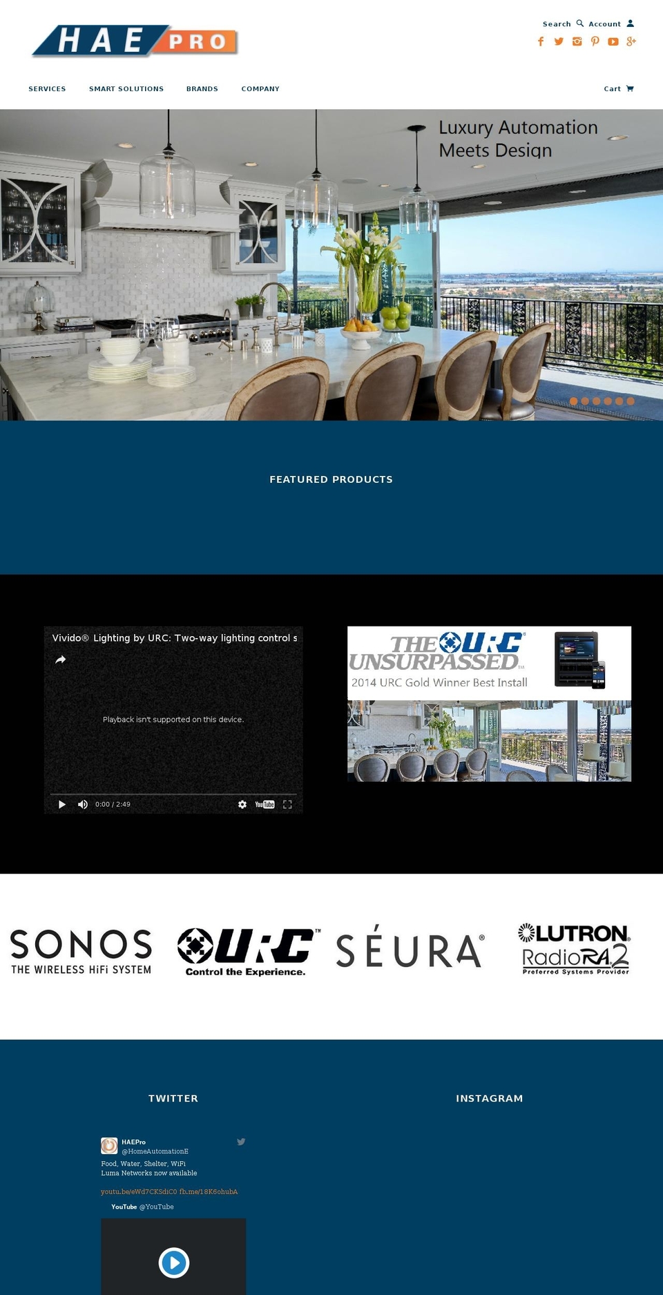 homeautomationelectronics.com shopify website screenshot