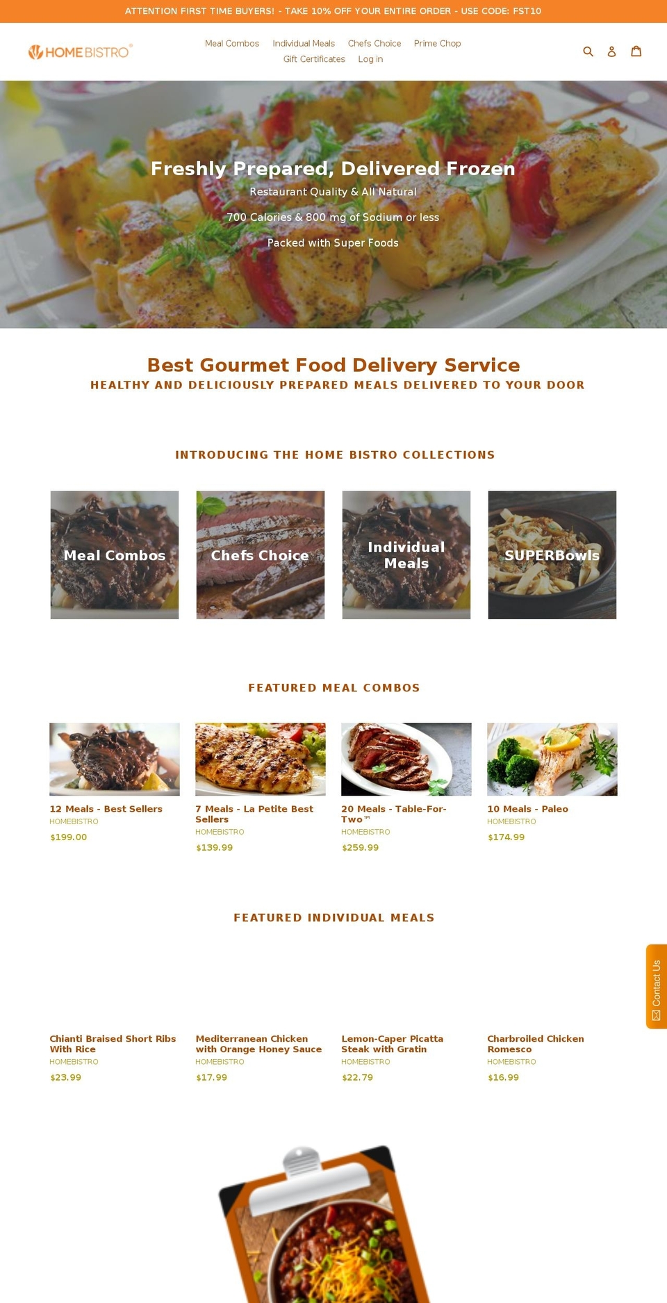 homebistro.co shopify website screenshot