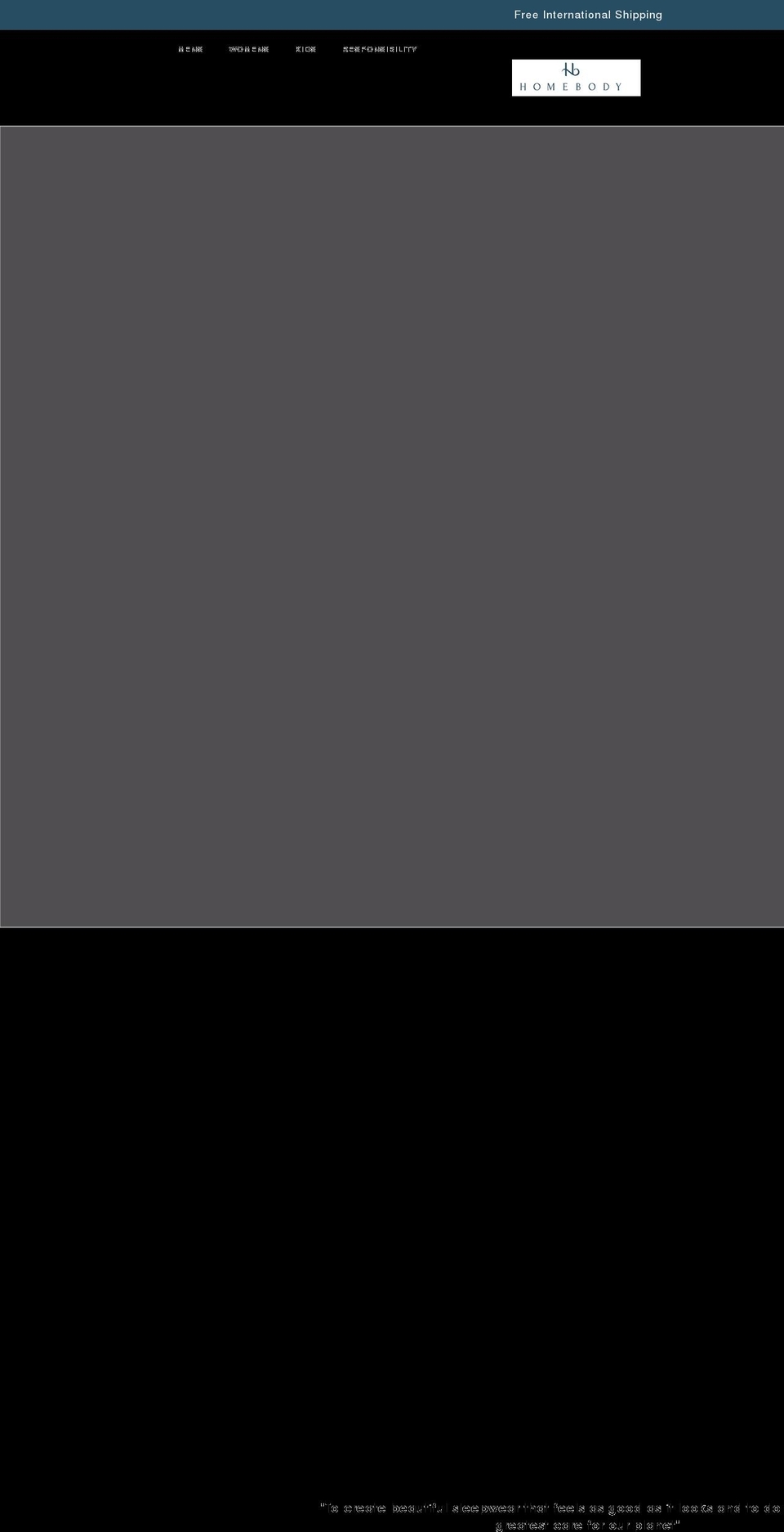 homebody.co.uk shopify website screenshot