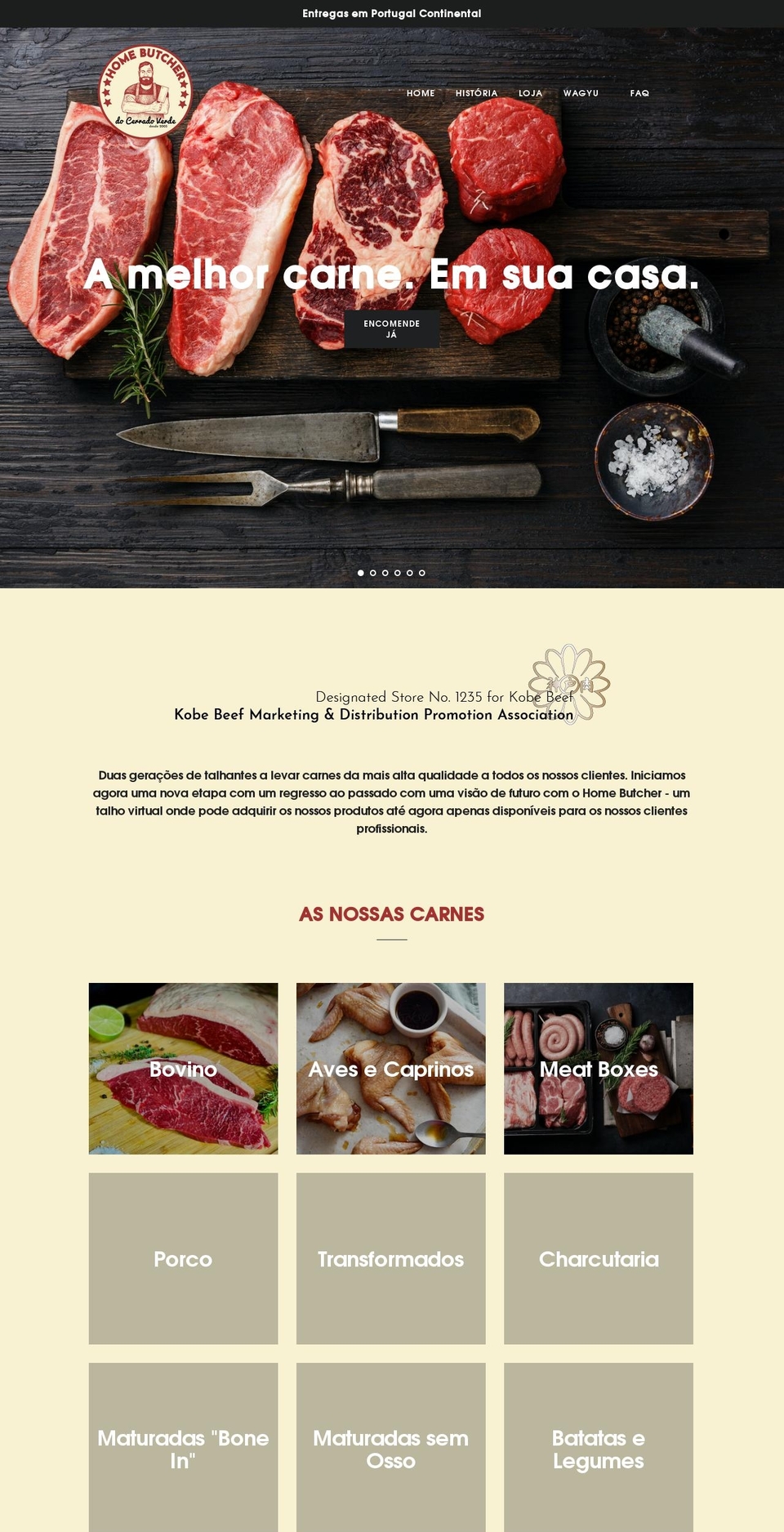 homebutcher.shop shopify website screenshot