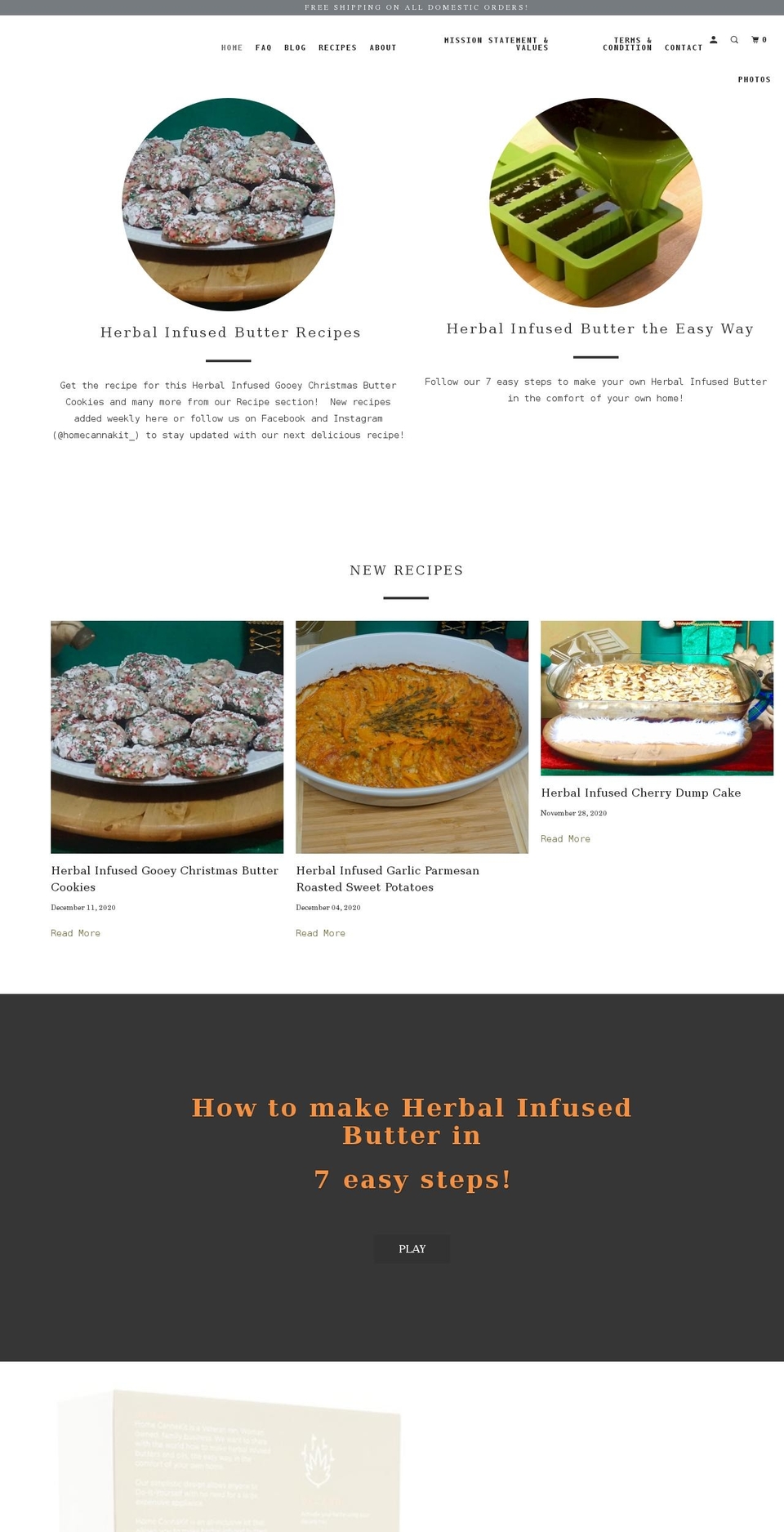 homecannakit.myshopify.com shopify website screenshot
