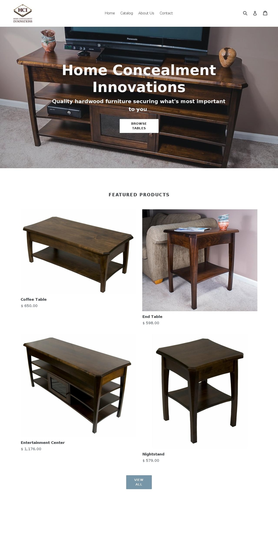 homeconceal.com shopify website screenshot