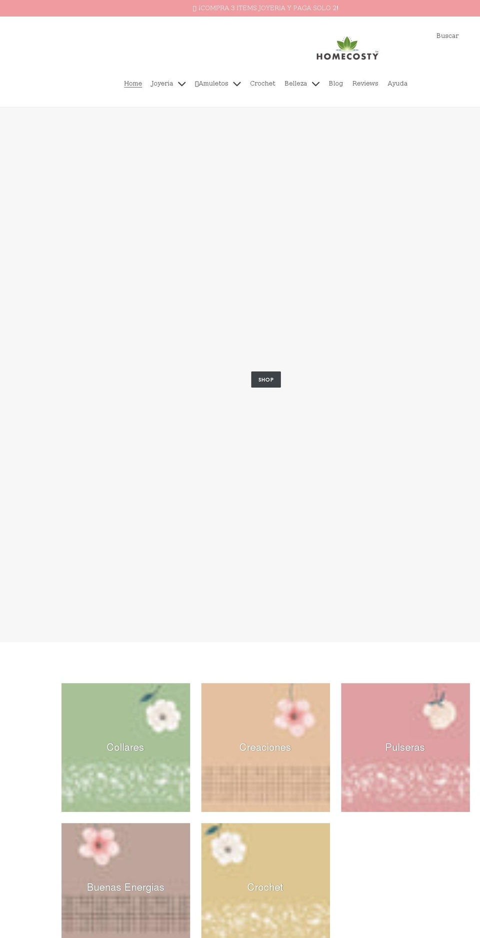 homecosty.com shopify website screenshot