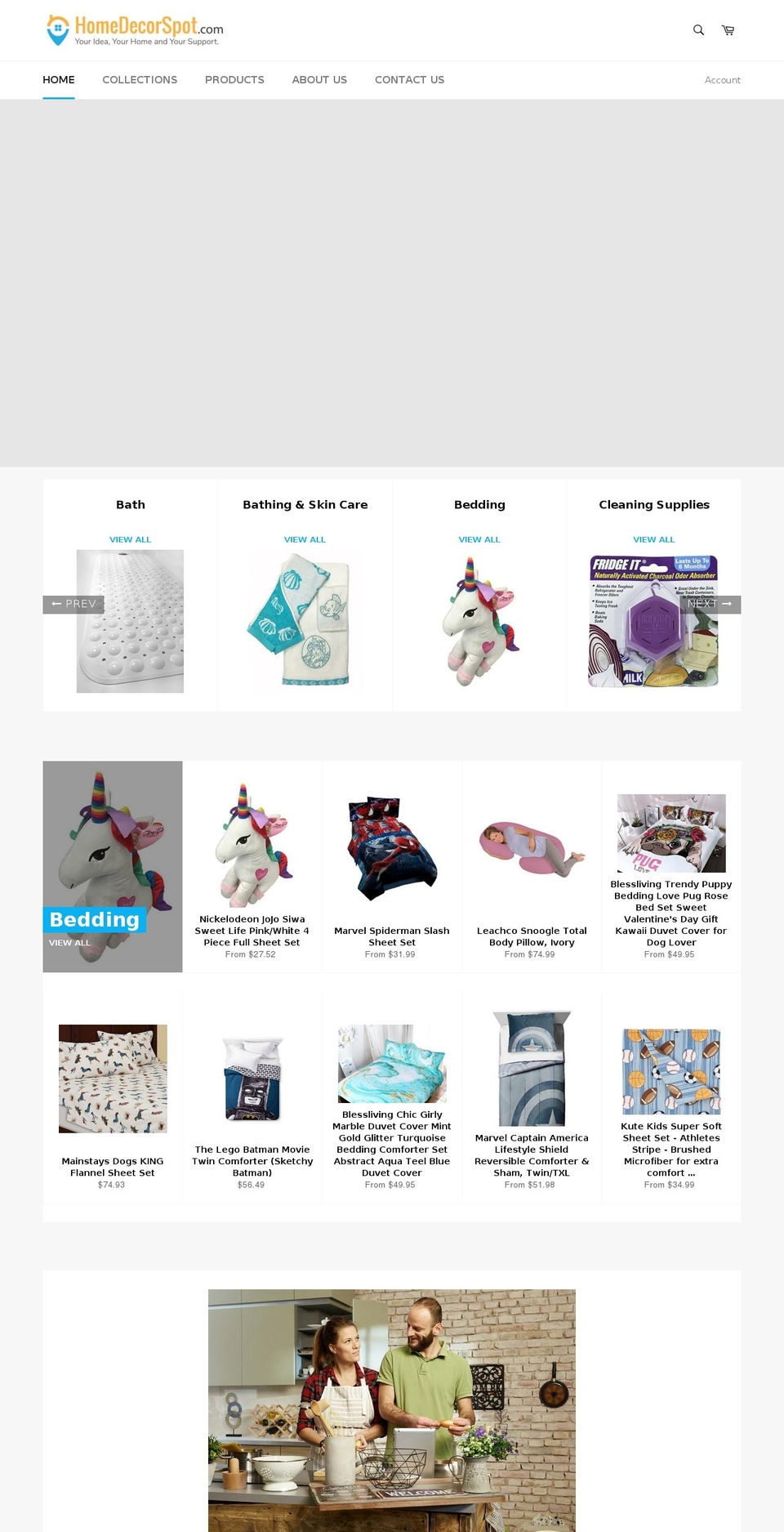 homedecorspot.com — Shopify storefront screenshot