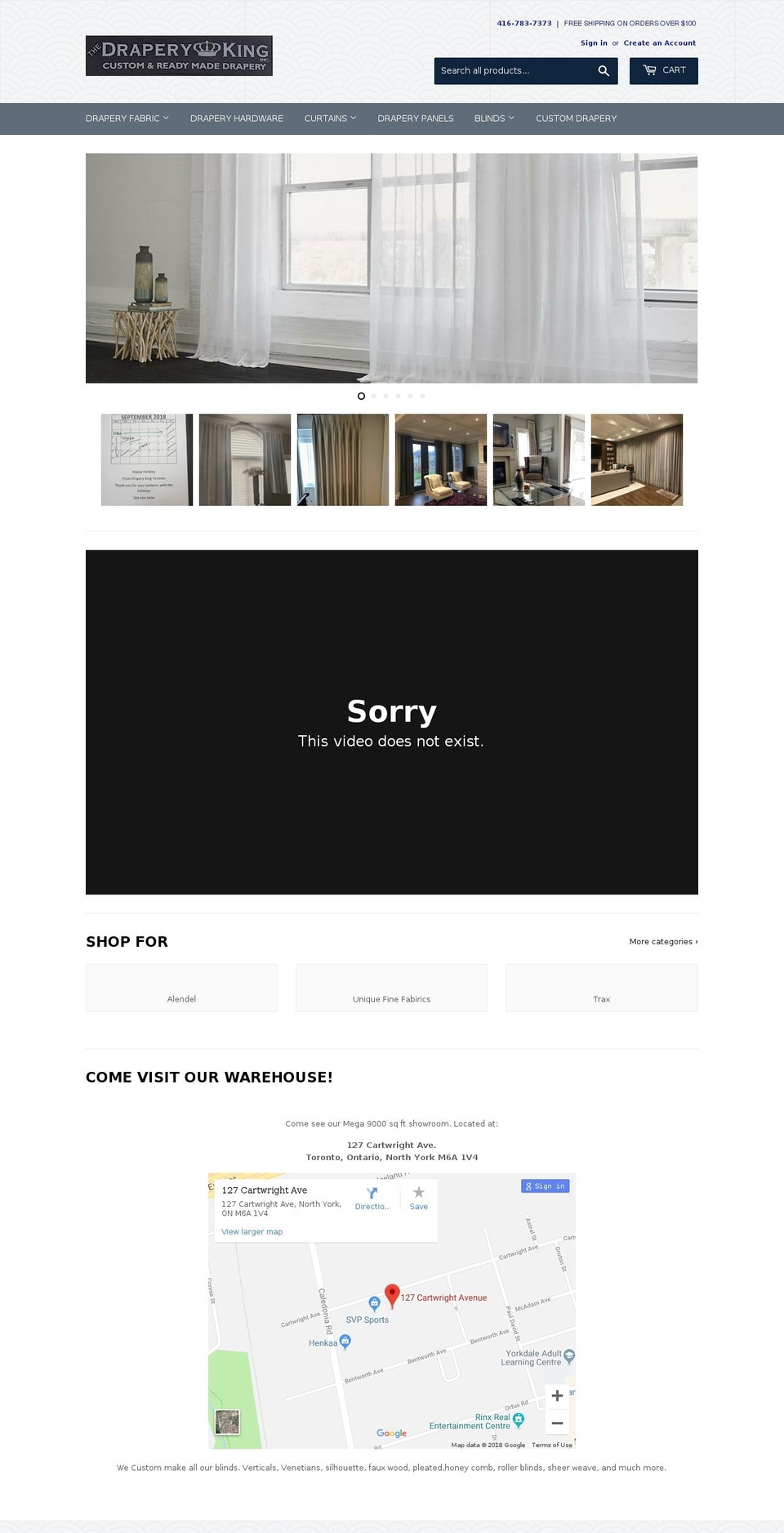 homedecortoronto.com — Shopify storefront screenshot