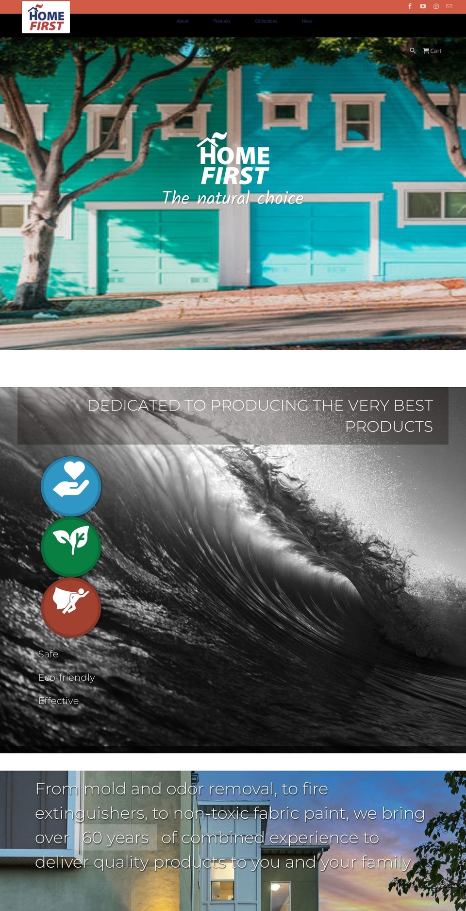 homefirstontv.com shopify website screenshot