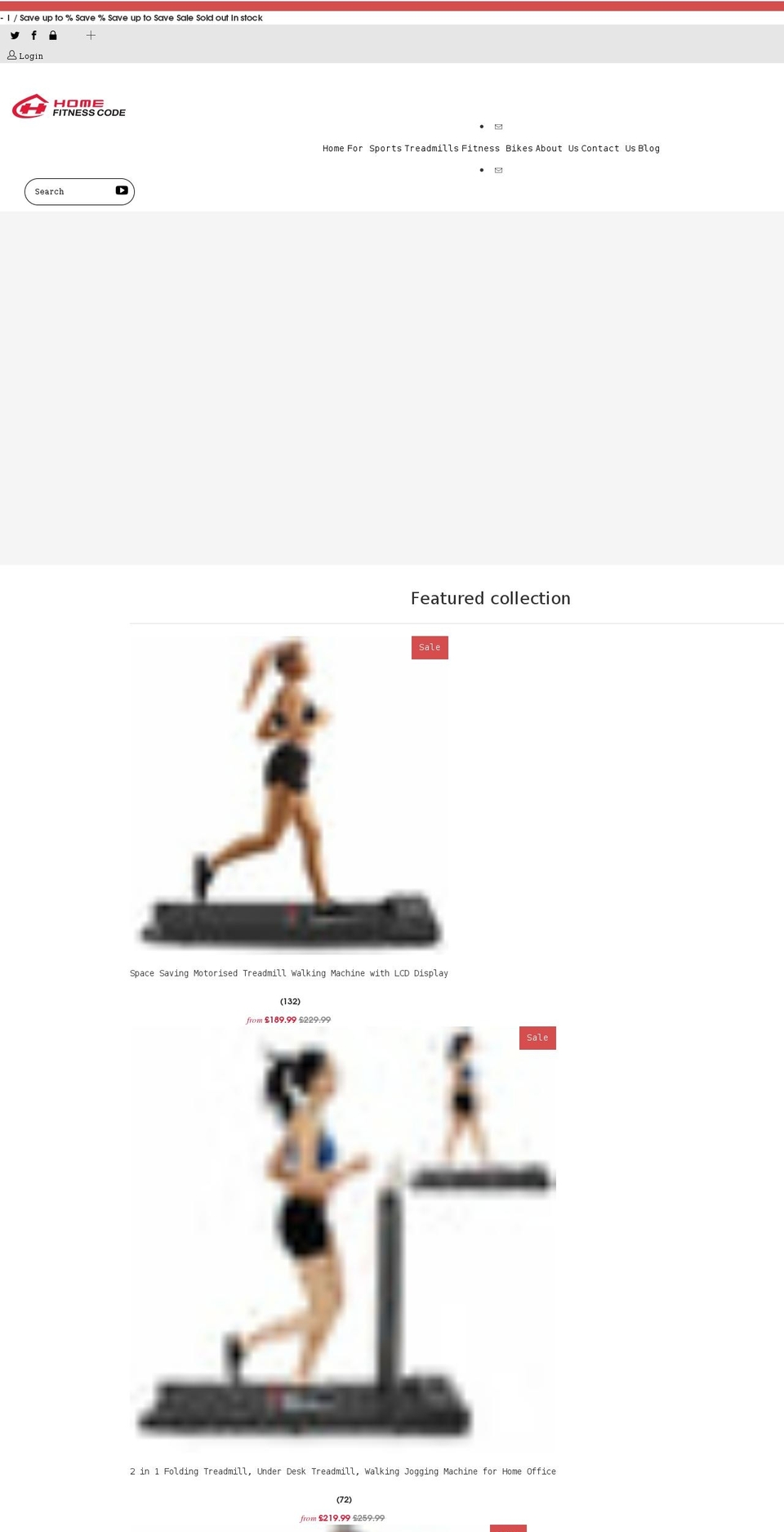 homefitnesscode.com shopify website screenshot