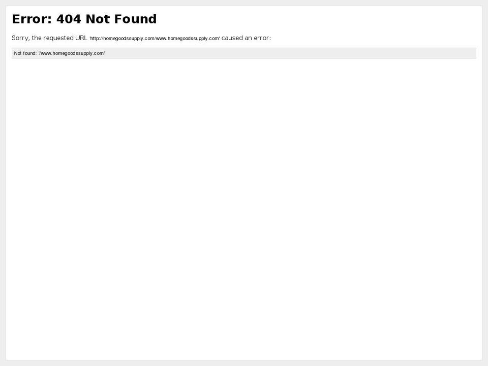 homegoodssupply.com shopify website screenshot