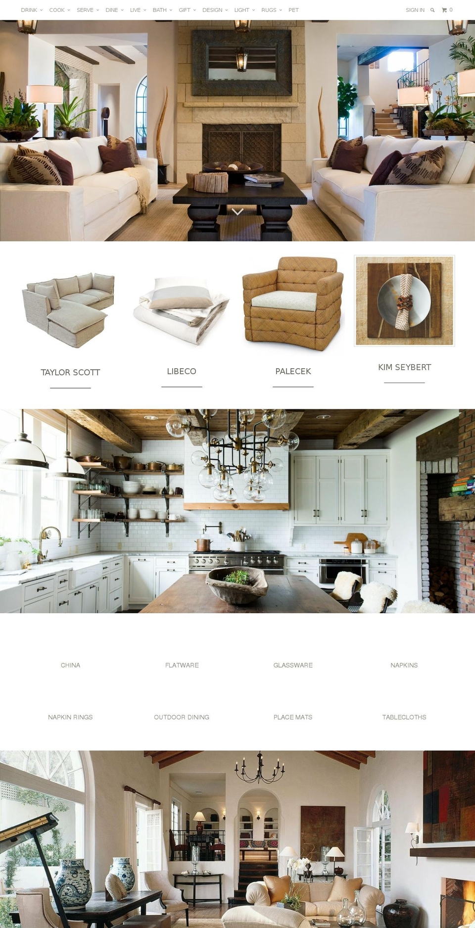 homeinnapa.com shopify website screenshot