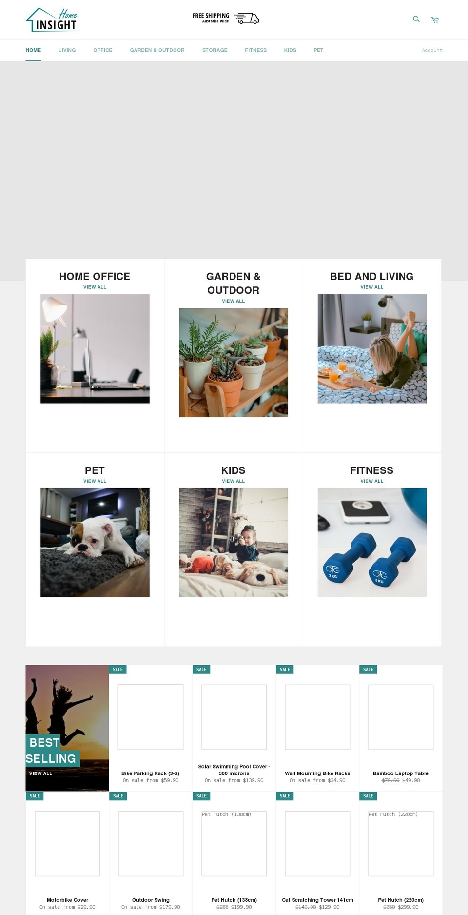 homeinsight.com.au shopify website screenshot