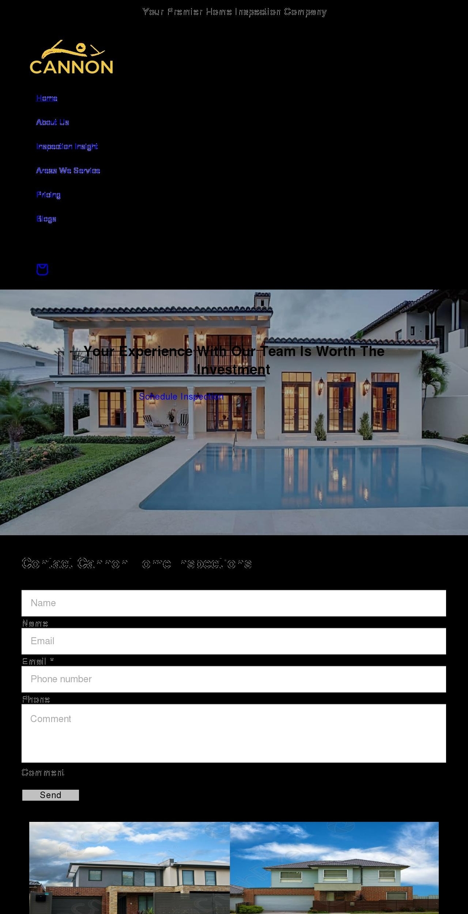 homeinspection.today shopify website screenshot