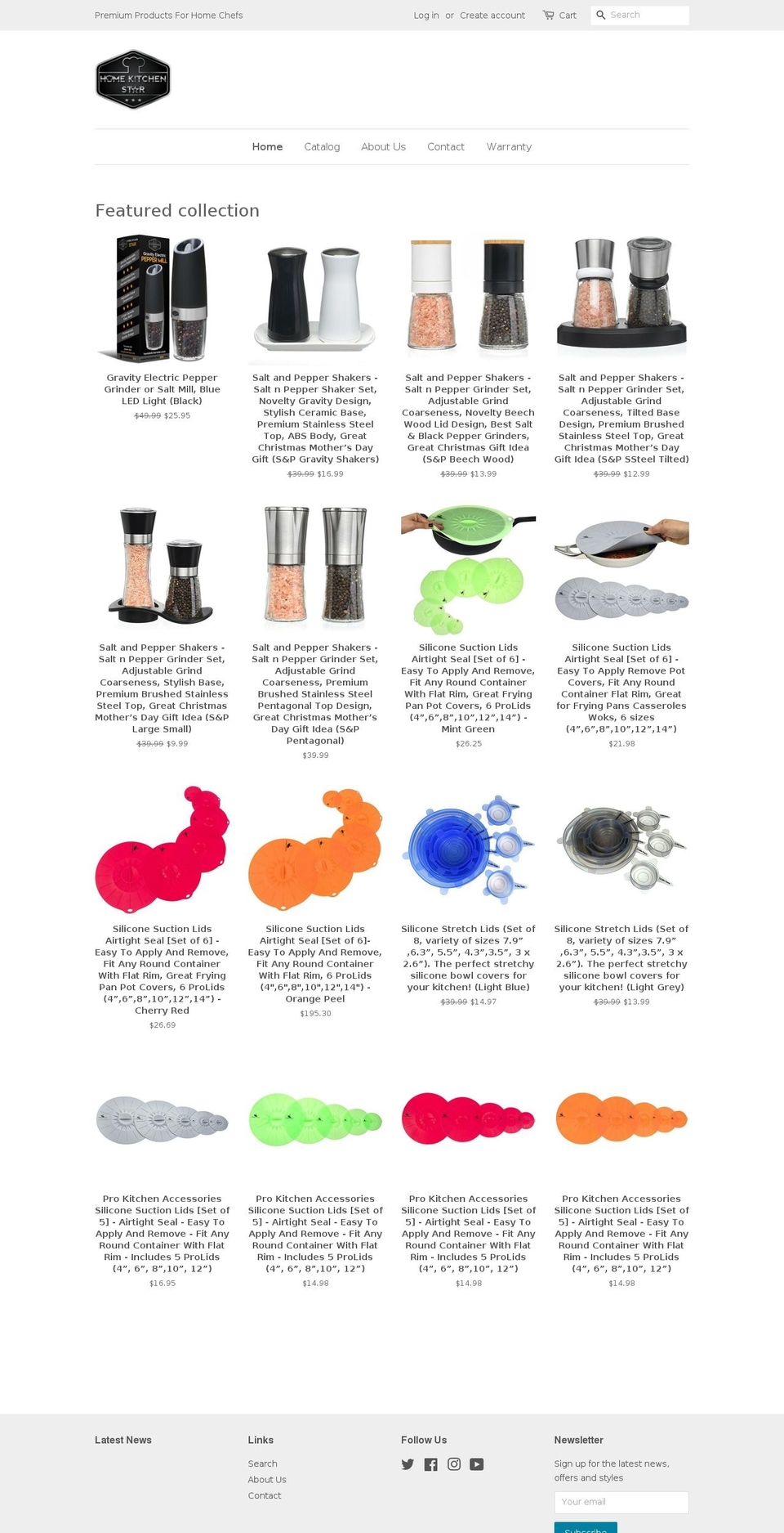 homekitchenstar.com shopify website screenshot