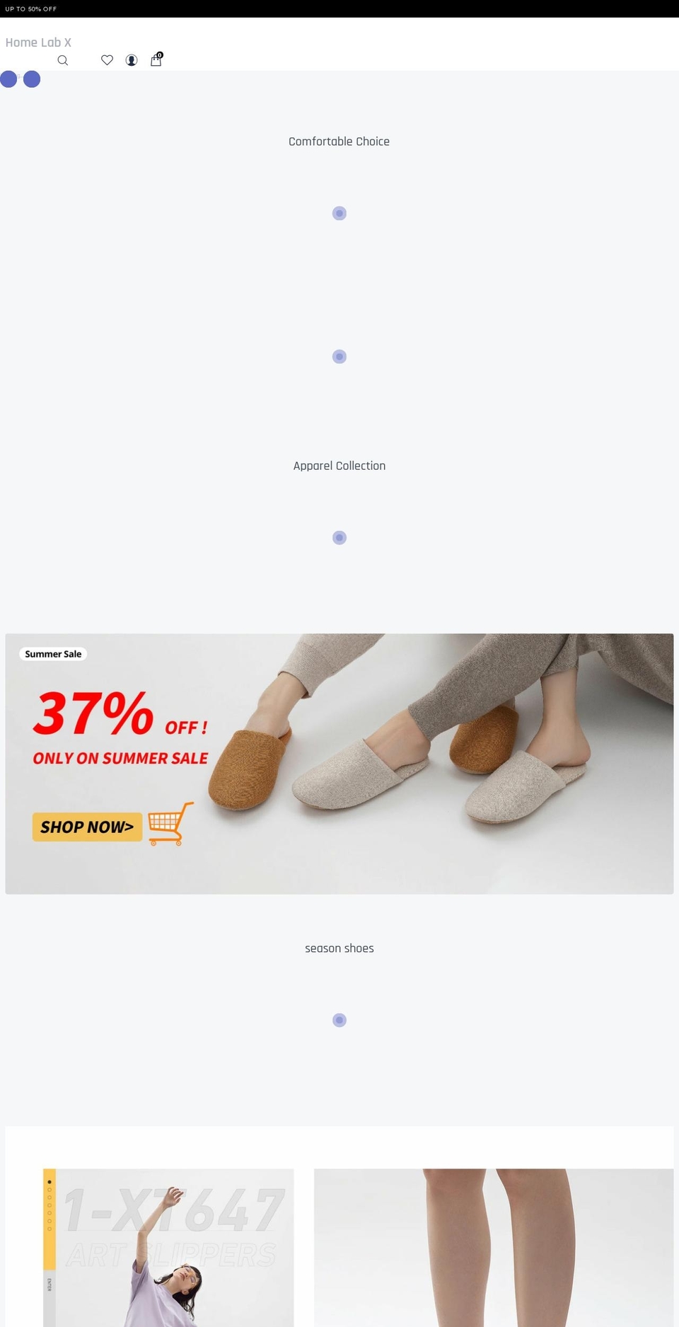 homelabx.com shopify website screenshot