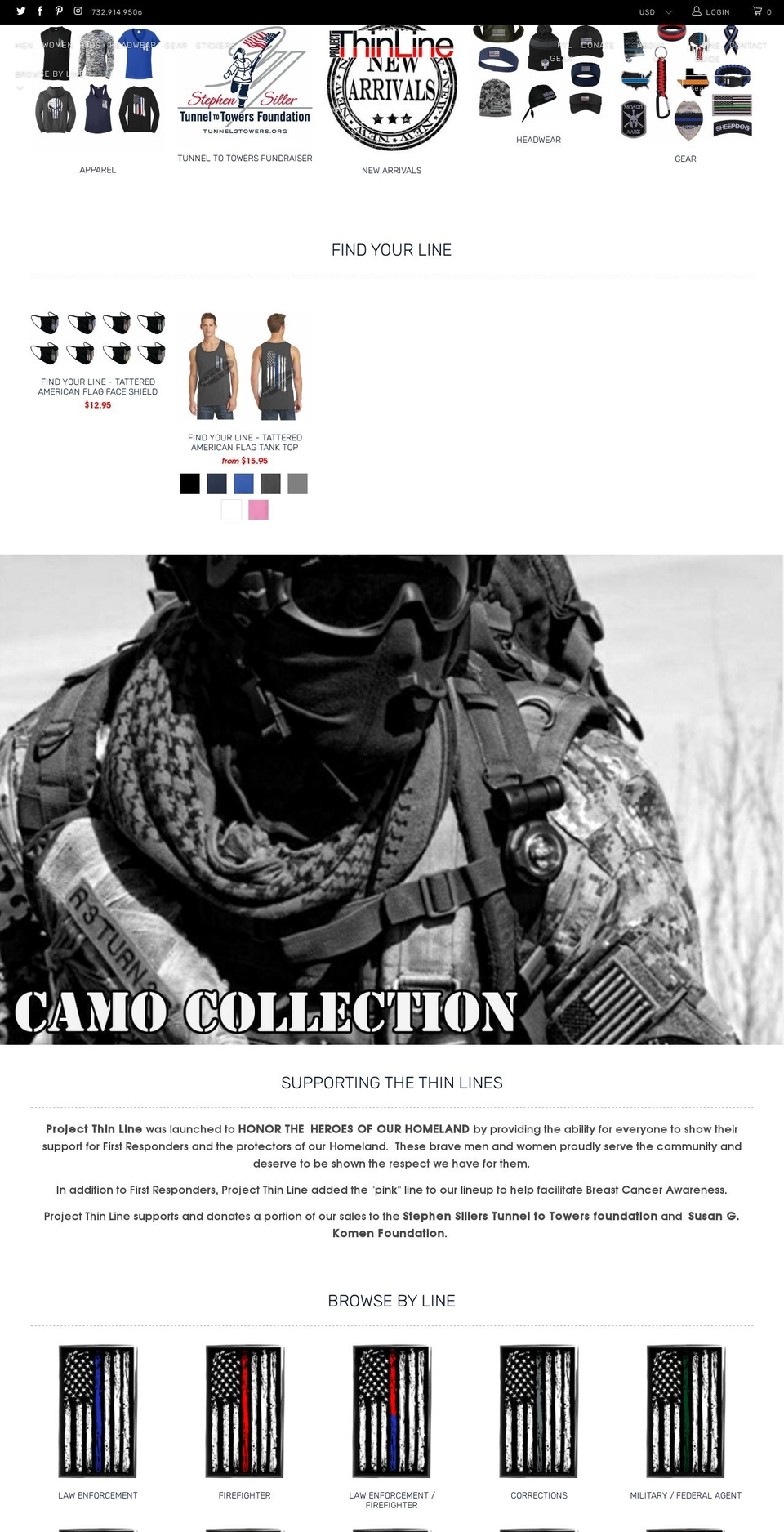 PTL - Turbo Shopify theme site example homelandherosusa.com