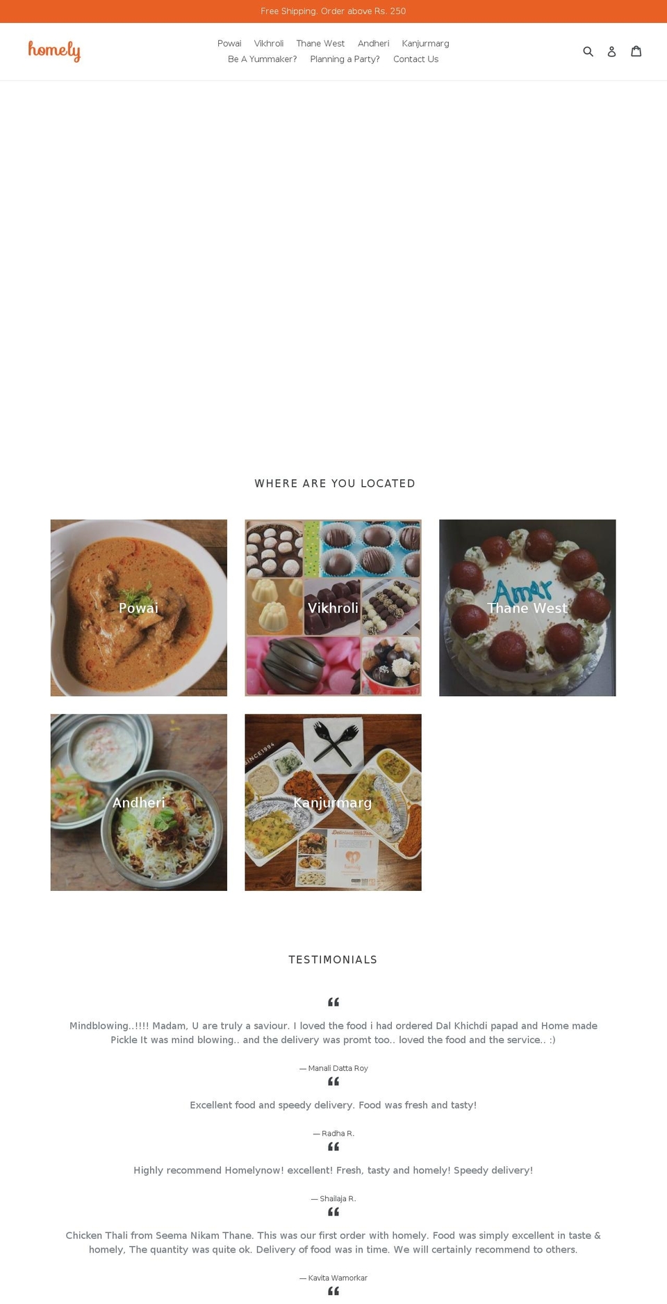 homelynow.net shopify website screenshot