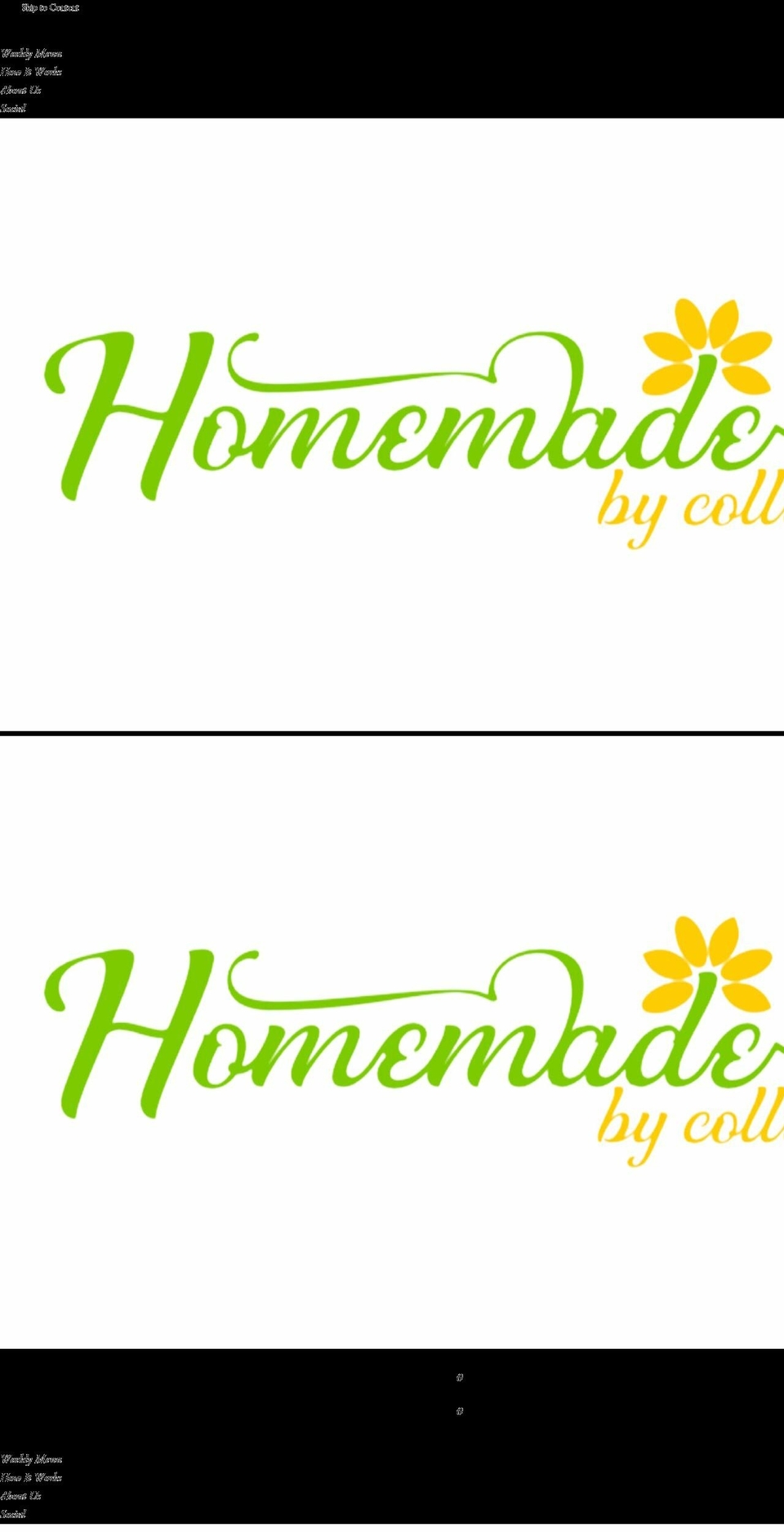 homemadebycolleen.com — Shopify storefront screenshot