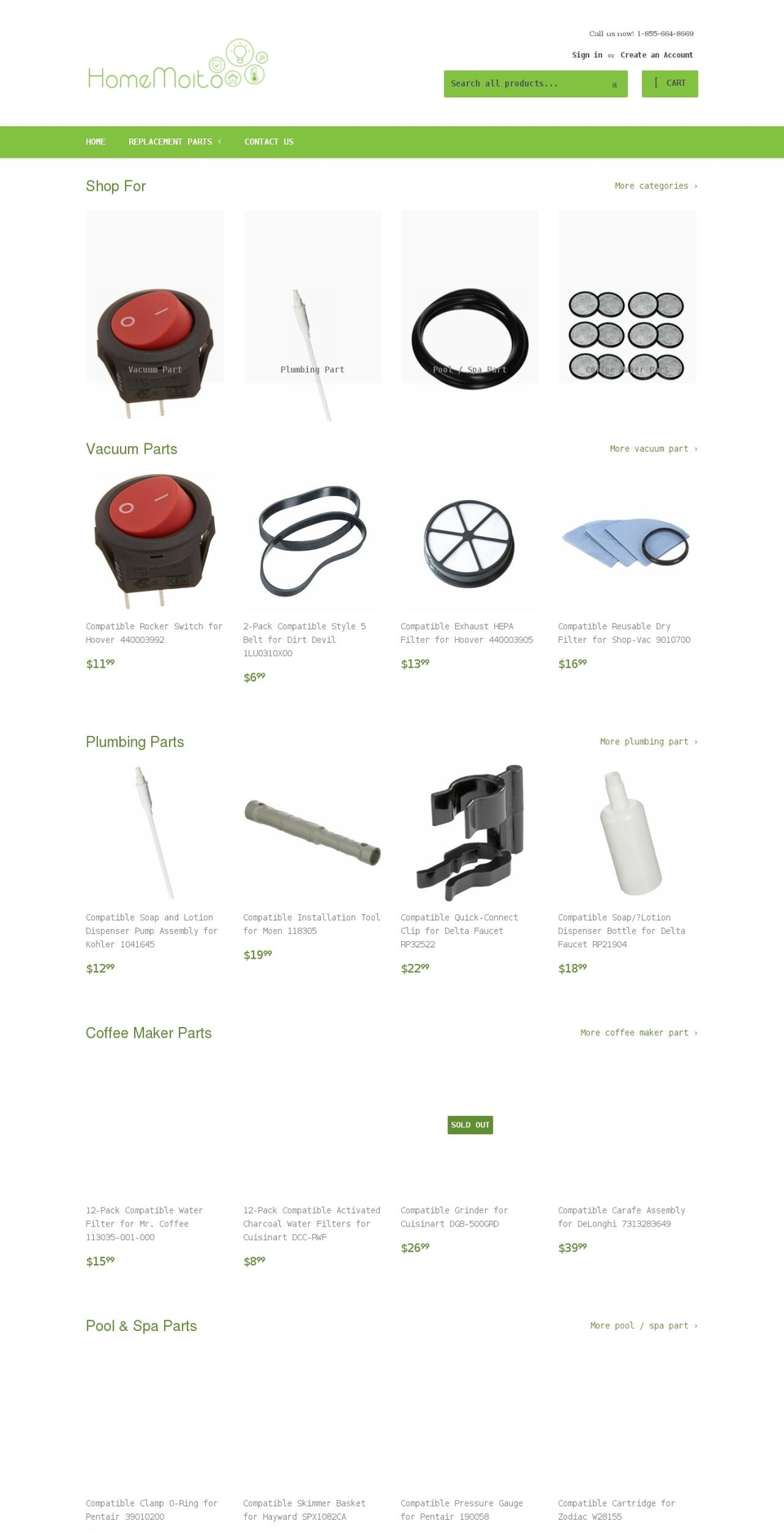 homemoito.com shopify website screenshot