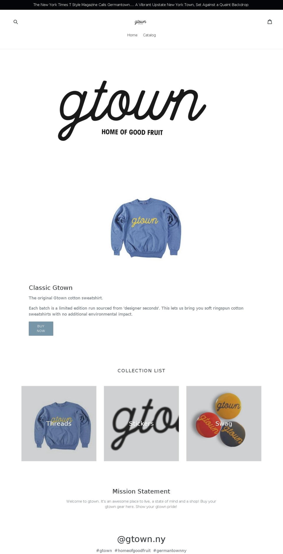 homeofgoodfruit.com — Shopify storefront screenshot