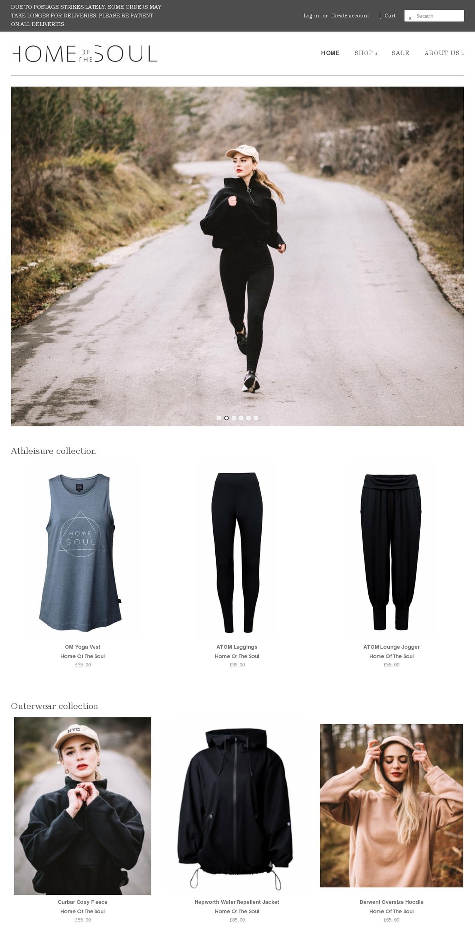 homeofthesoul.co.uk shopify website screenshot