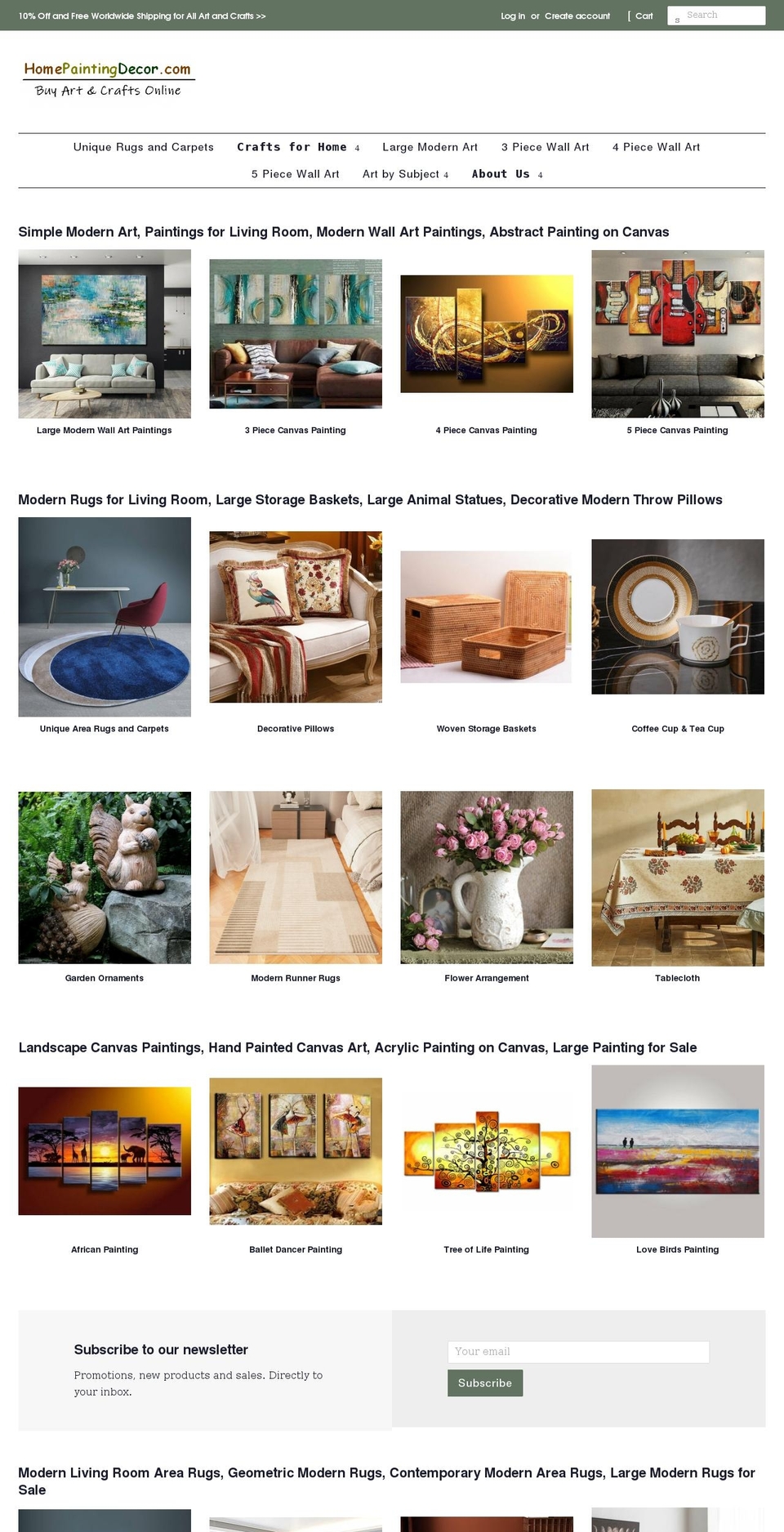 homepaintingdecor.com shopify website screenshot