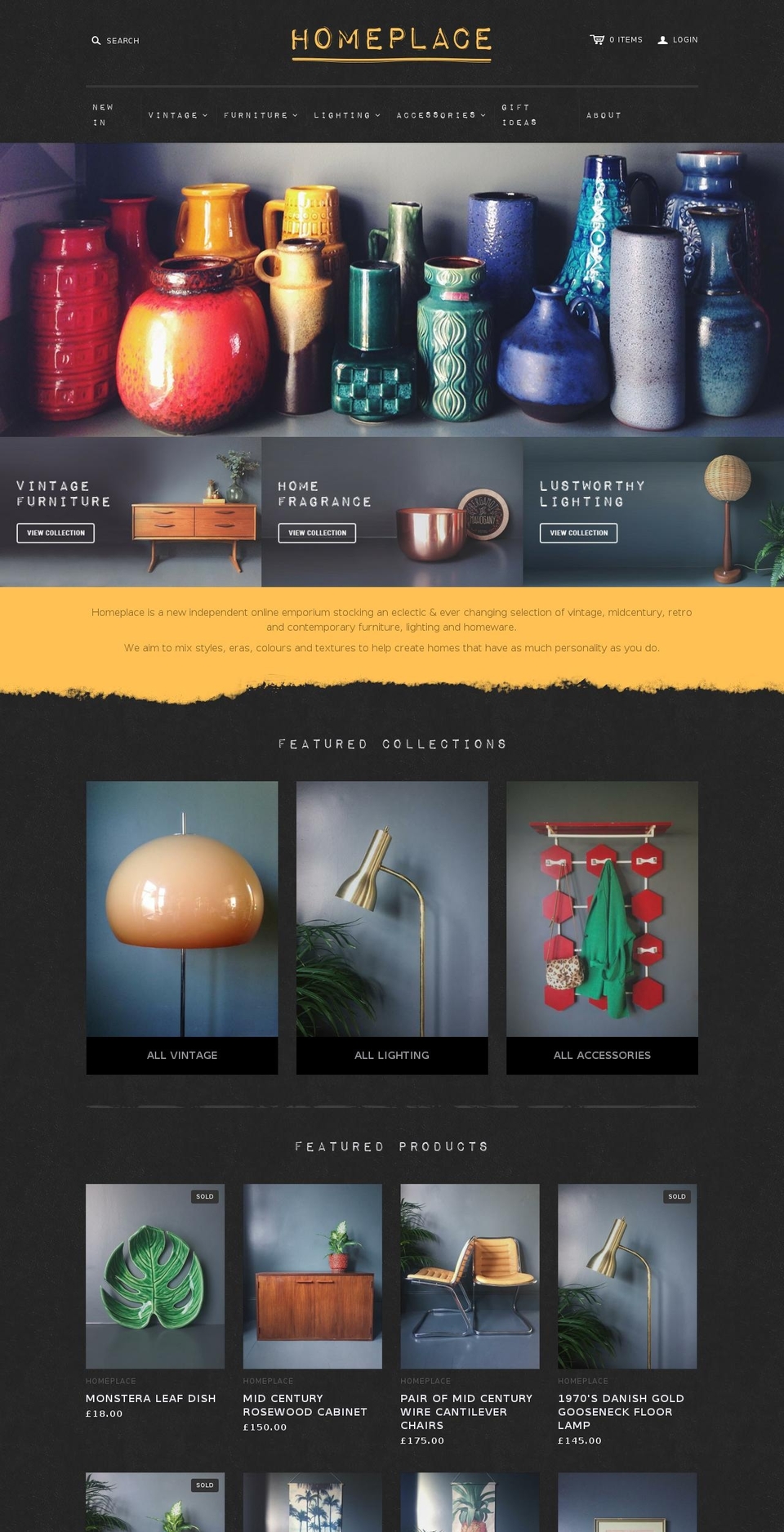 homeplace.co.uk shopify website screenshot