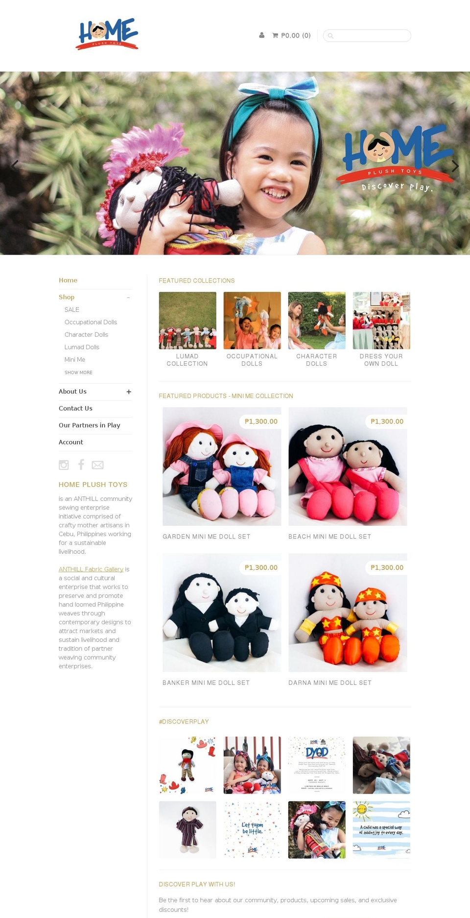 Sugar Shopify theme site example homeplushtoysph.com