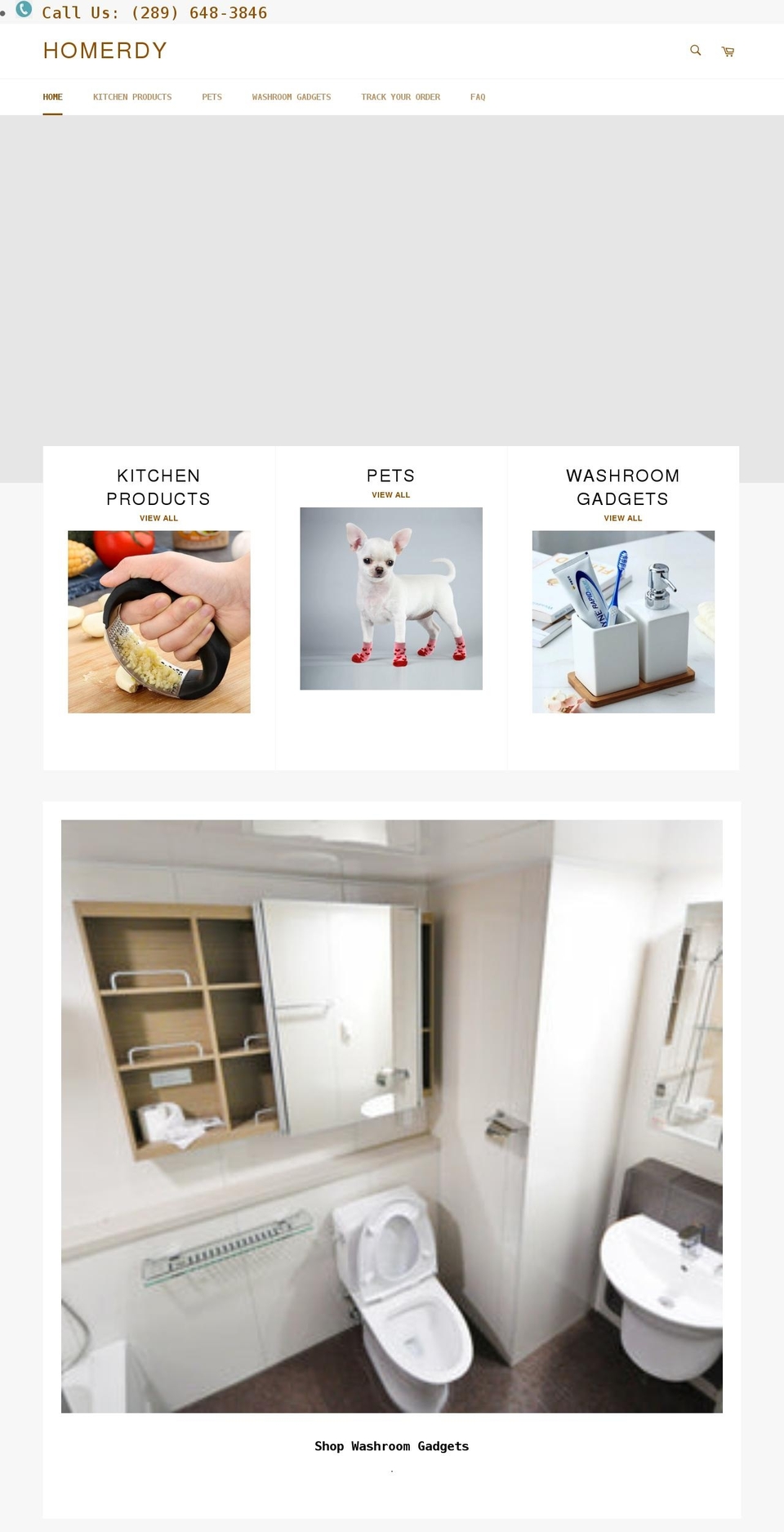 homerdy.com shopify website screenshot