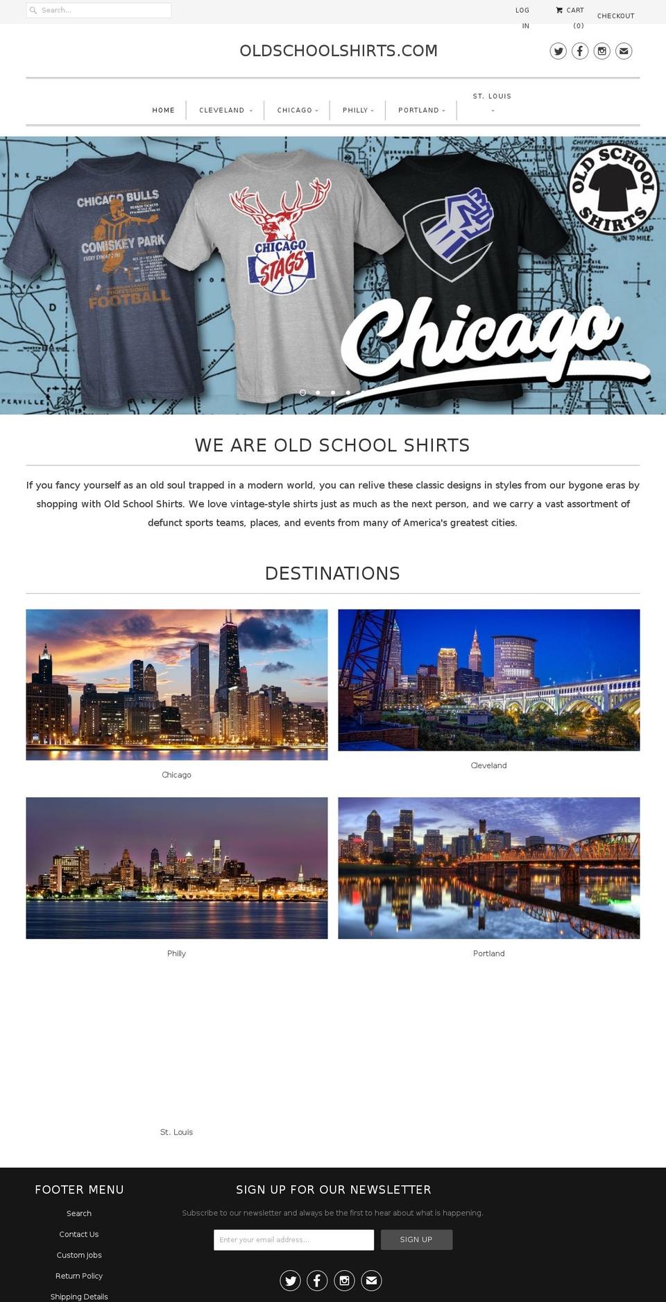 homeshirts.com shopify website screenshot